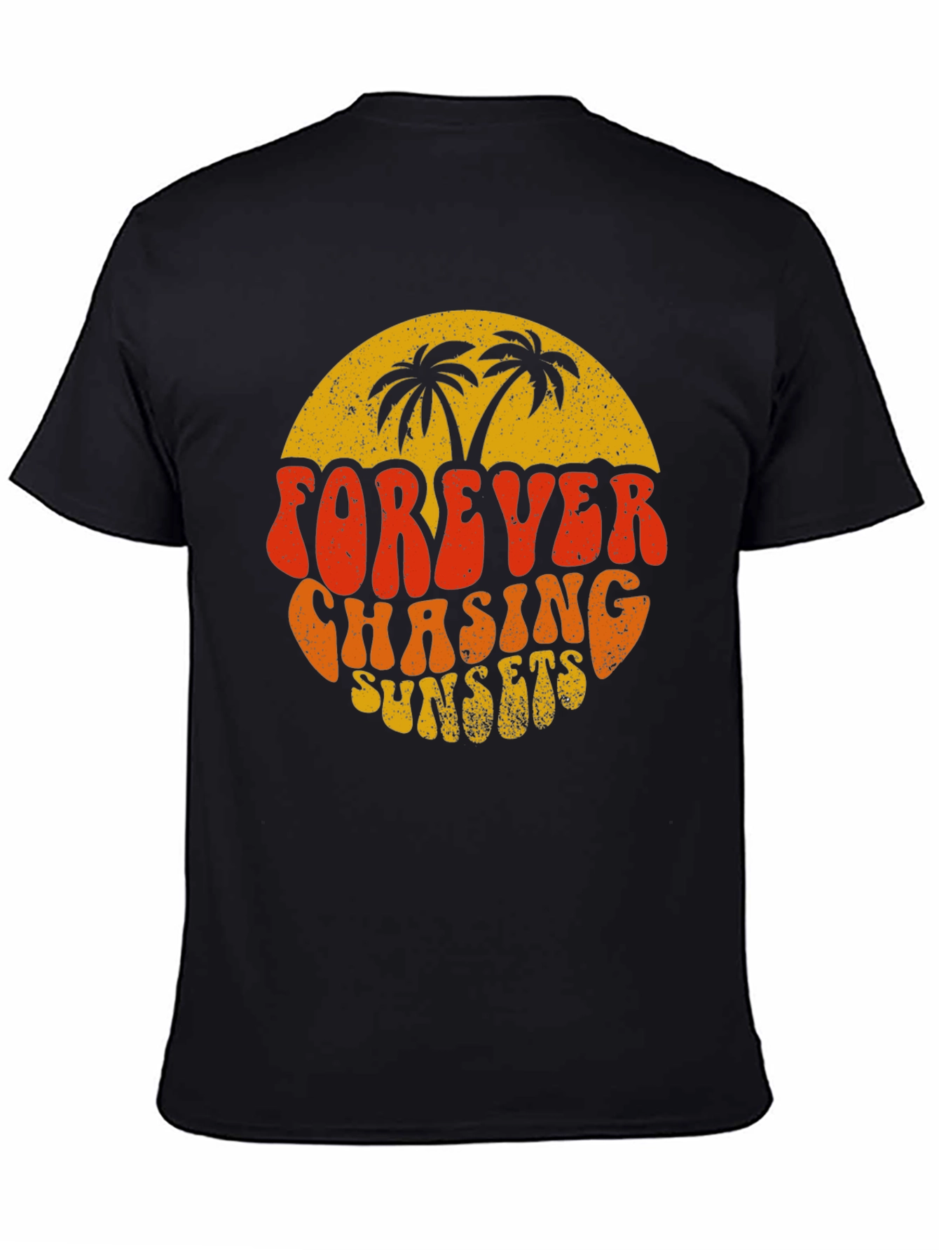 Forever Chasing Sunsets Retro Graphic Tee
