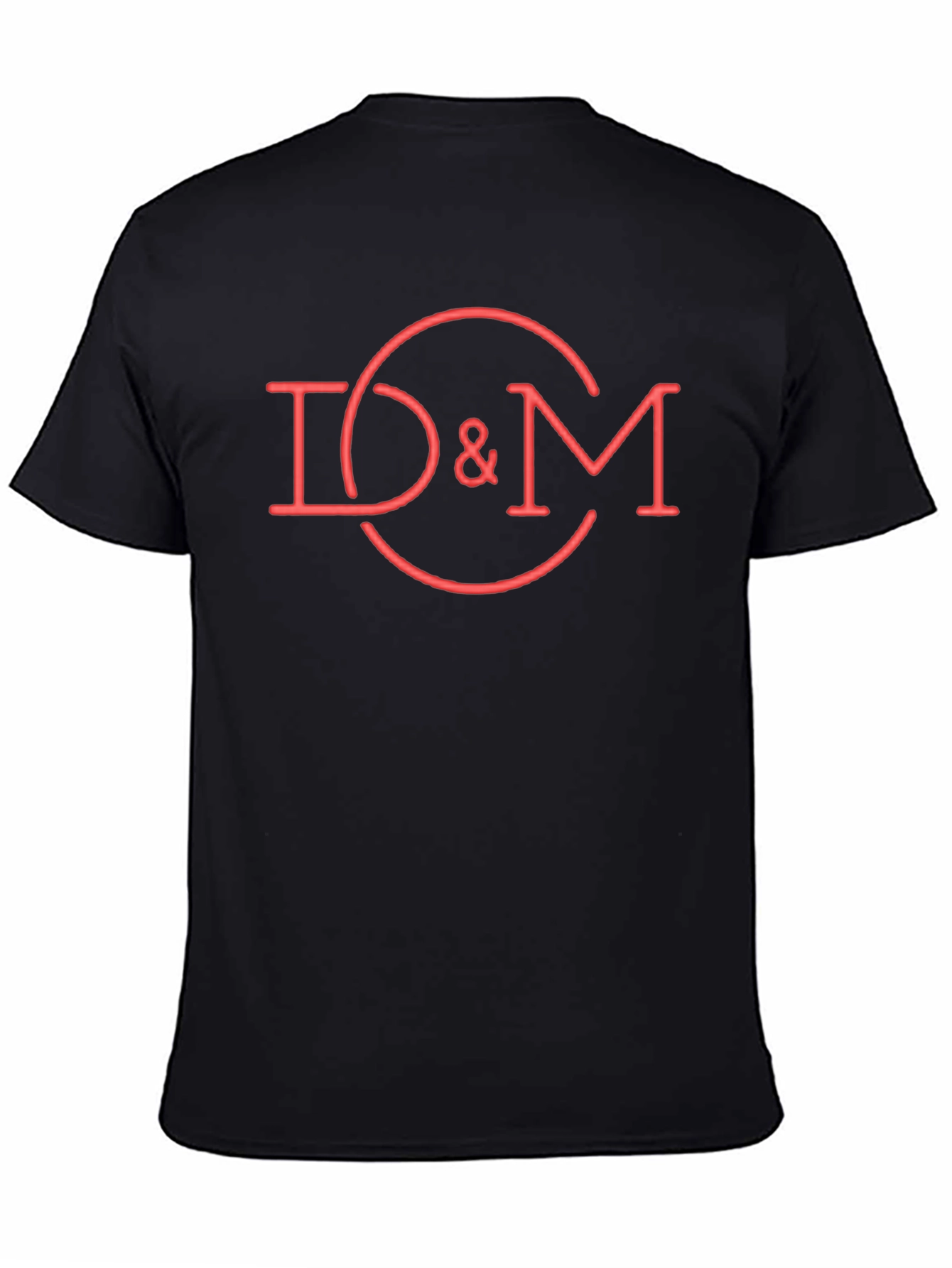 D&M Red Graphic Tee - Cool Casual Cotton T-Shirt