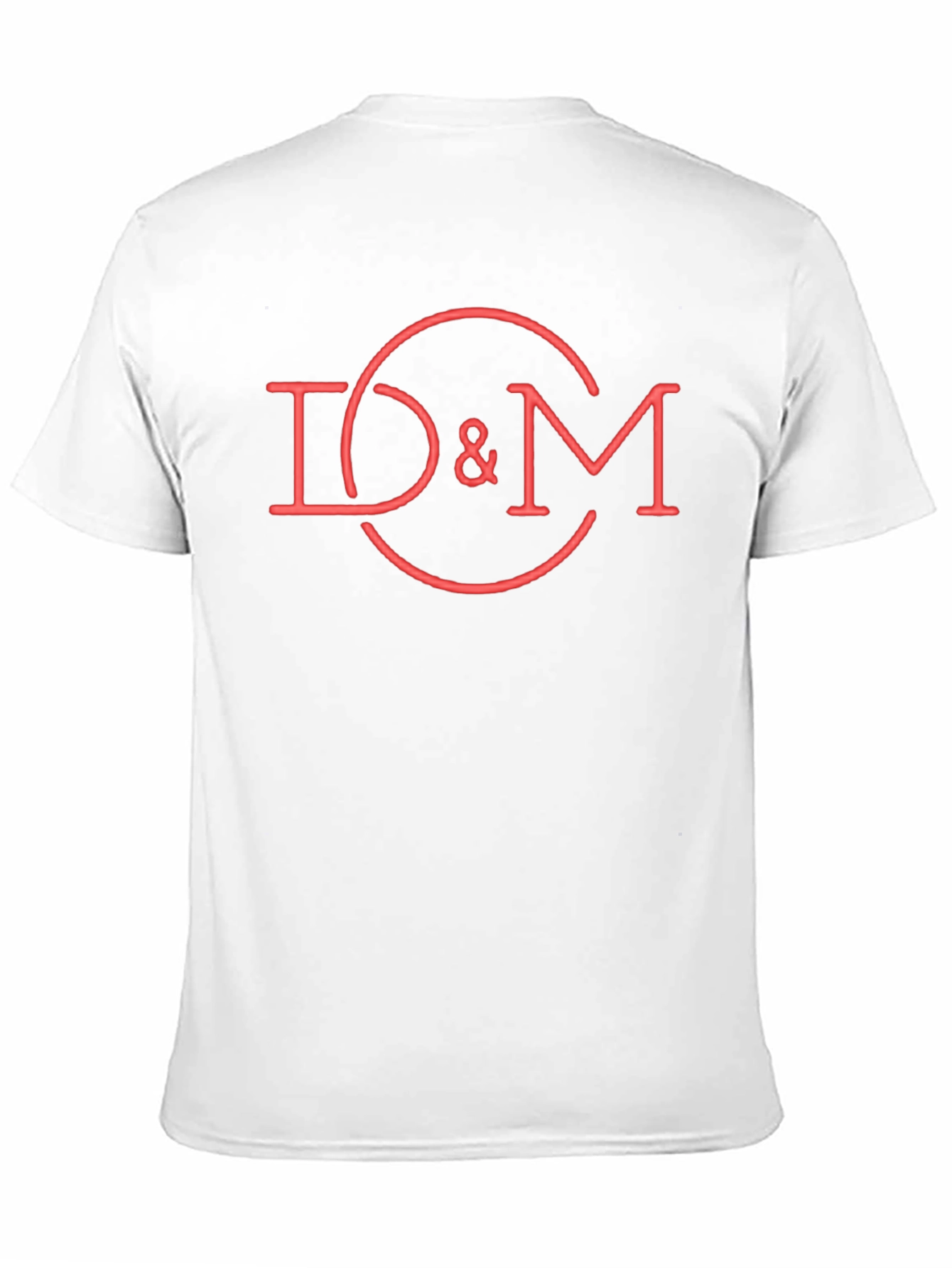D&M Red Graphic Tee - Cool Casual Cotton T-Shirt