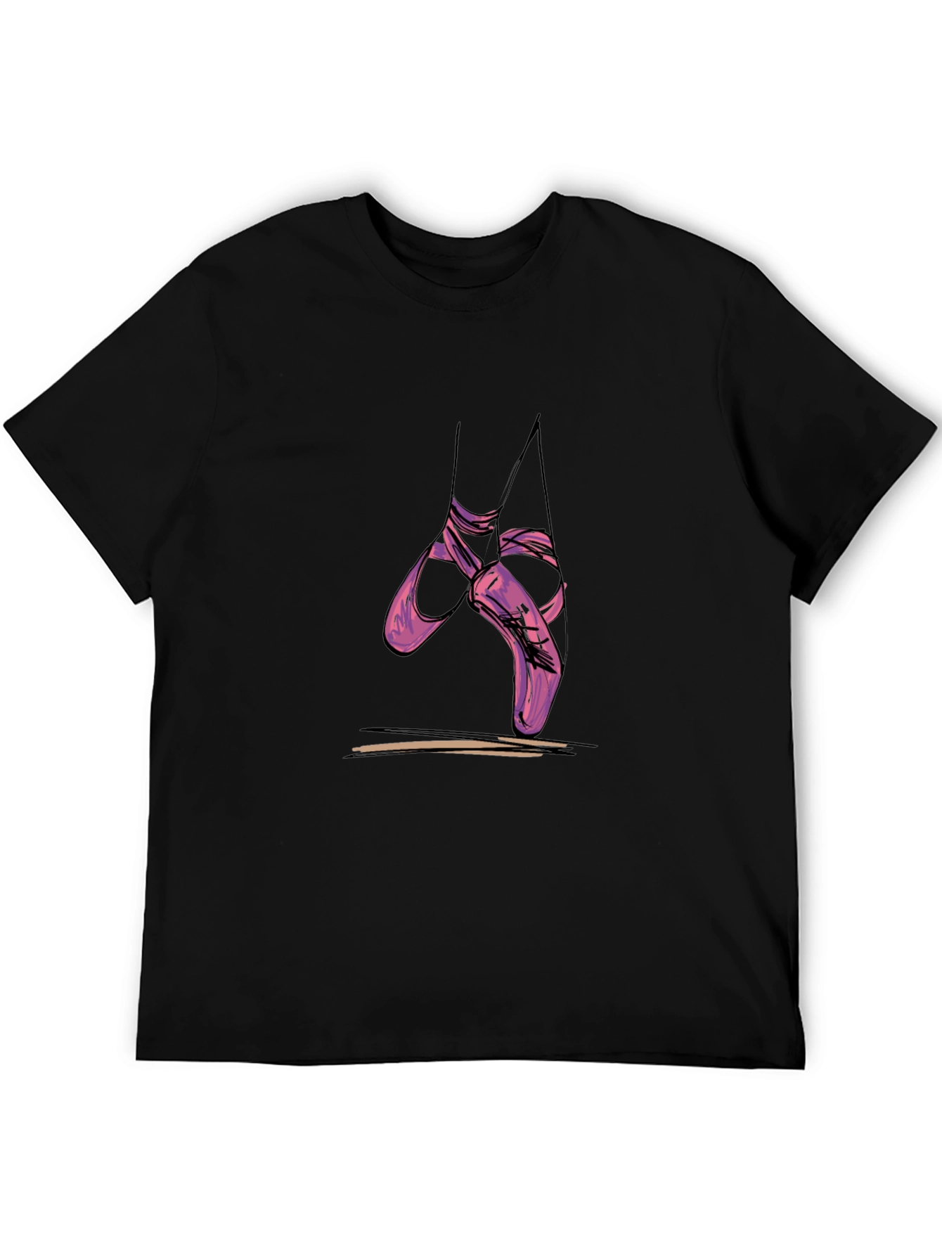 Ballet Shoes Graphic Tee - Casual Comfort