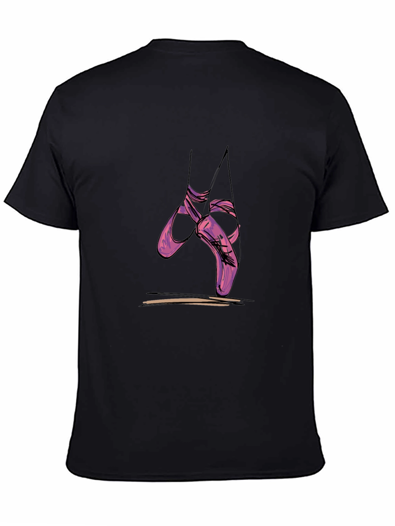 Ballet Shoes Graphic Tee - Casual Comfort