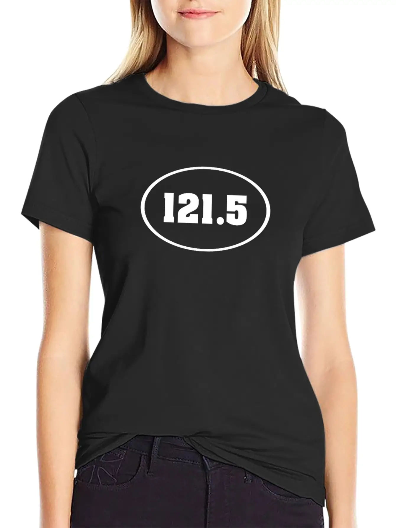 121.5 Guard Frequency Funny Aviation Pilot Gift Basic Graphic T-Shirt – Daily Comfort In Soft Cotton