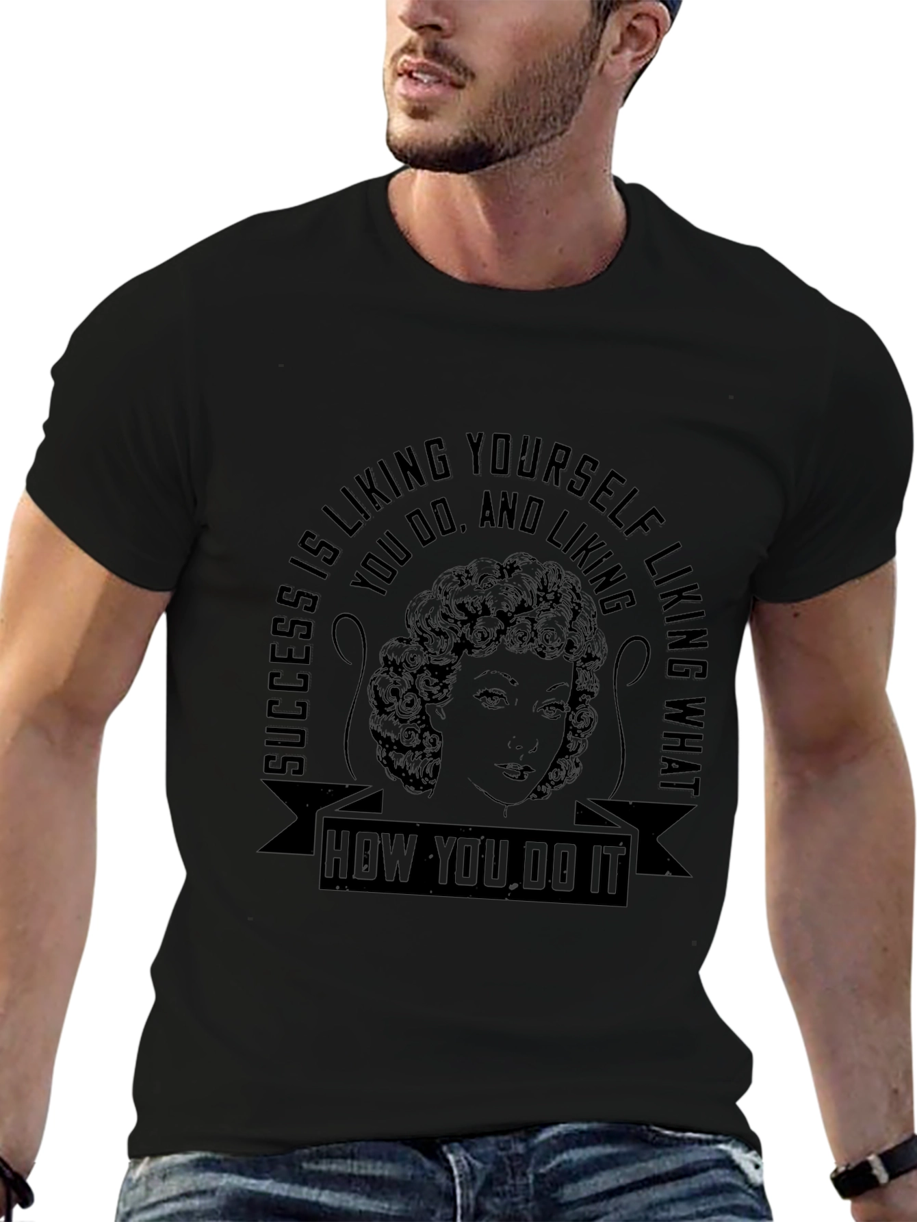 Success Liking Yourself Quote T-Shirt