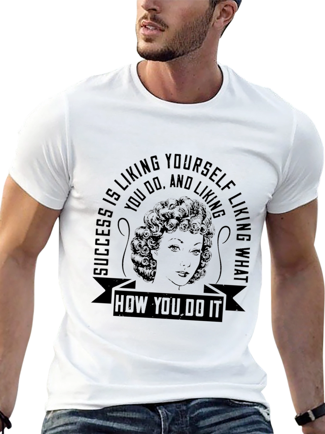 Success Liking Yourself Quote T-Shirt