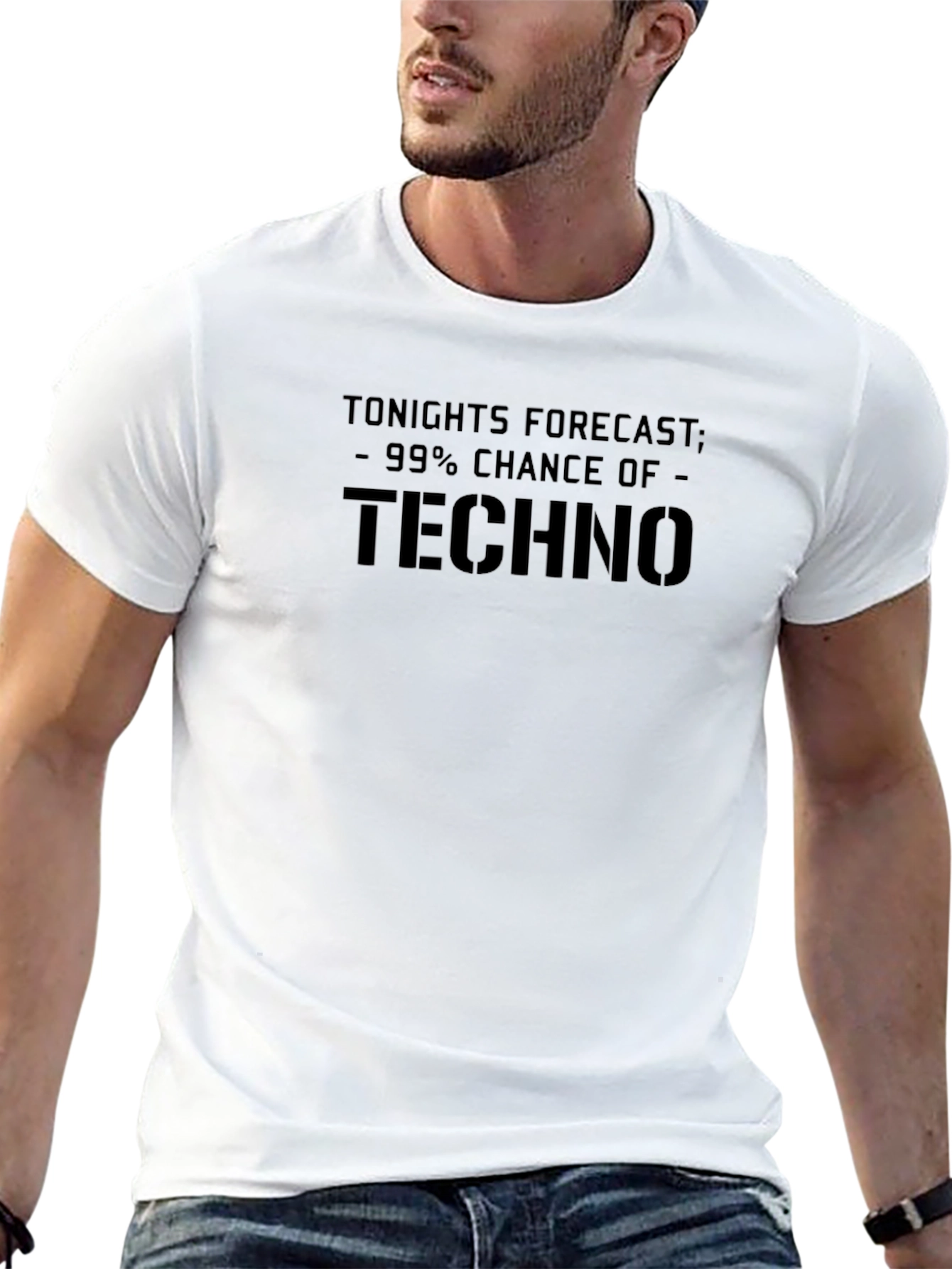 Techno Forecast Graphic T-Shirt