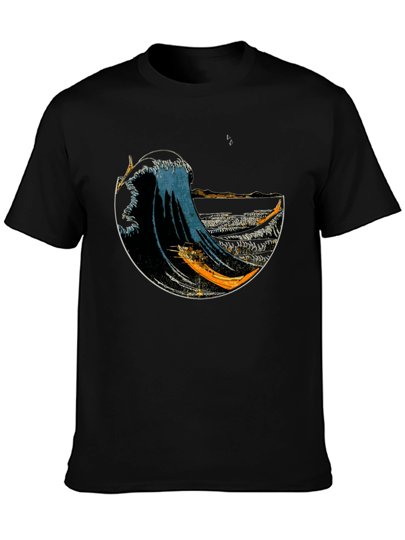 Great Wave Black T-Shirt - Japanese Art Tee