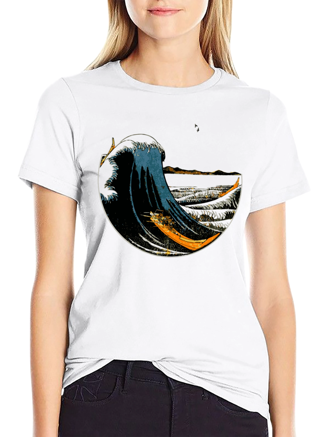 Great Wave Black T-Shirt - Japanese Art Tee