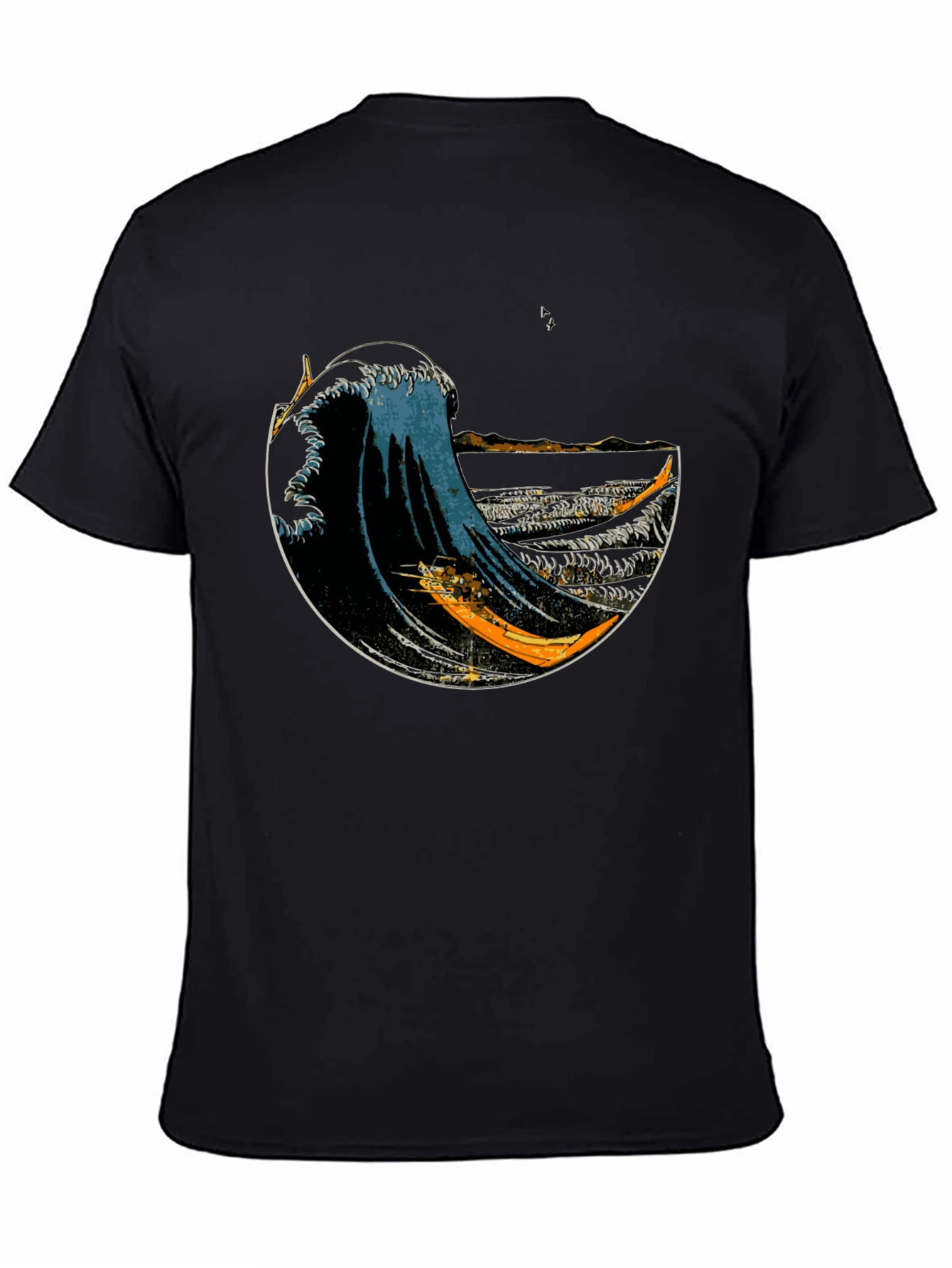 Great Wave Black T-Shirt - Japanese Art Tee