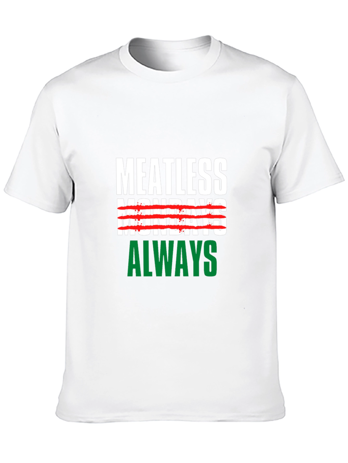 Meatless Mondays Always Black T-Shirt
