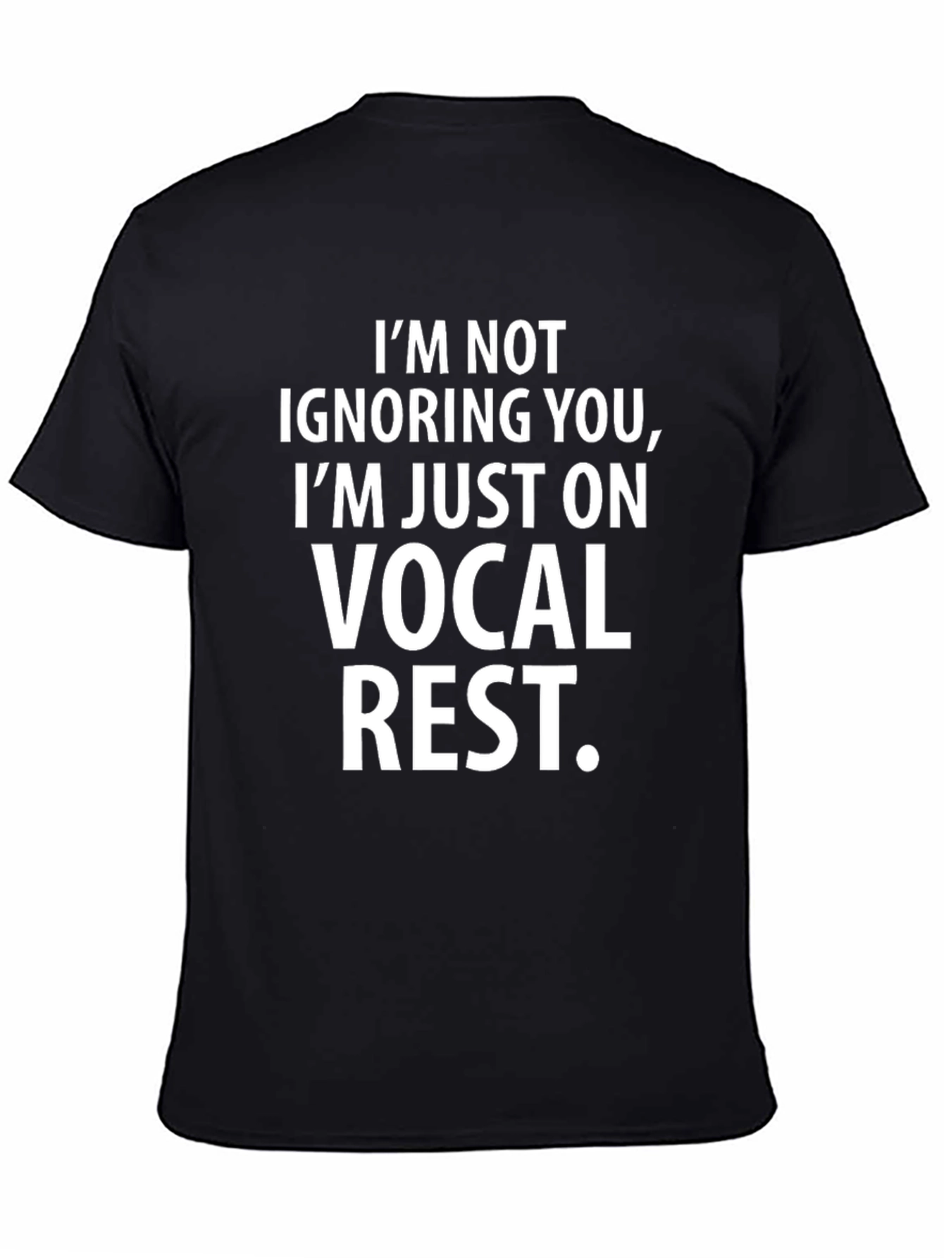 Vocal Rest T-Shirt - Funny Singer Musician Tee