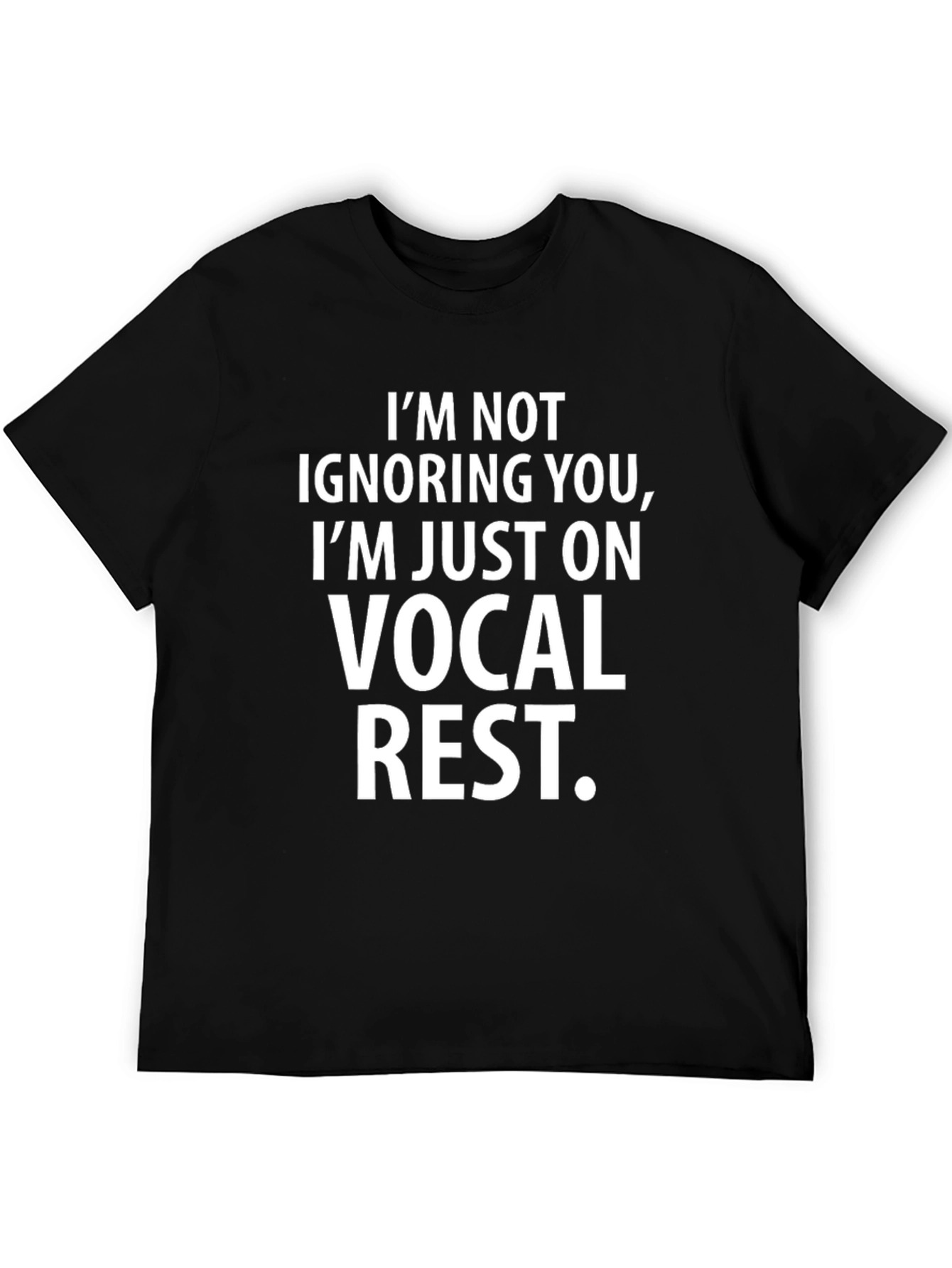Vocal Rest T-Shirt - Funny Singer Musician Tee