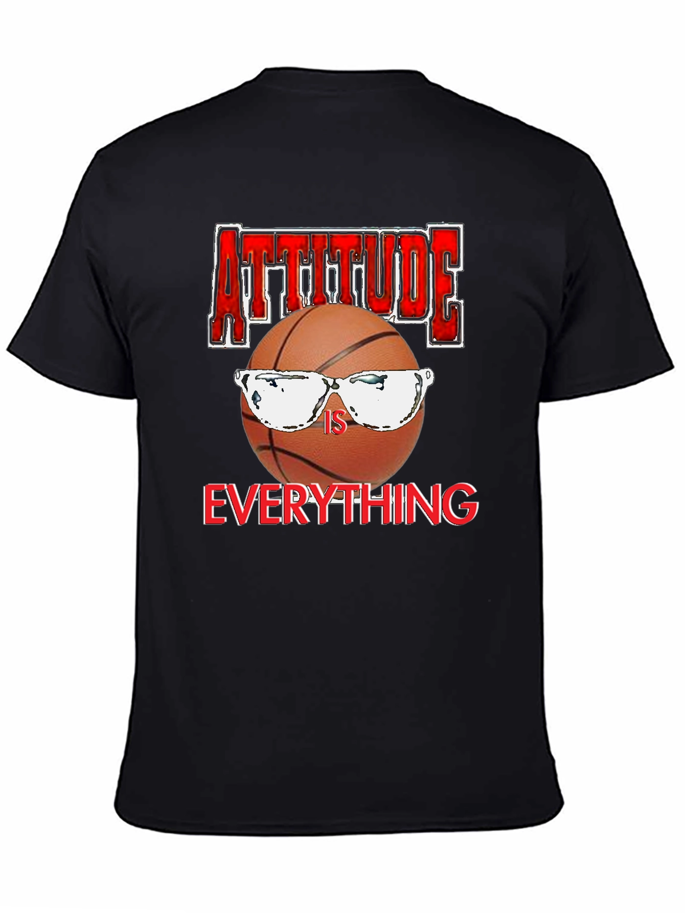Attitude Is Everything Basketball Graphic T-Shirt