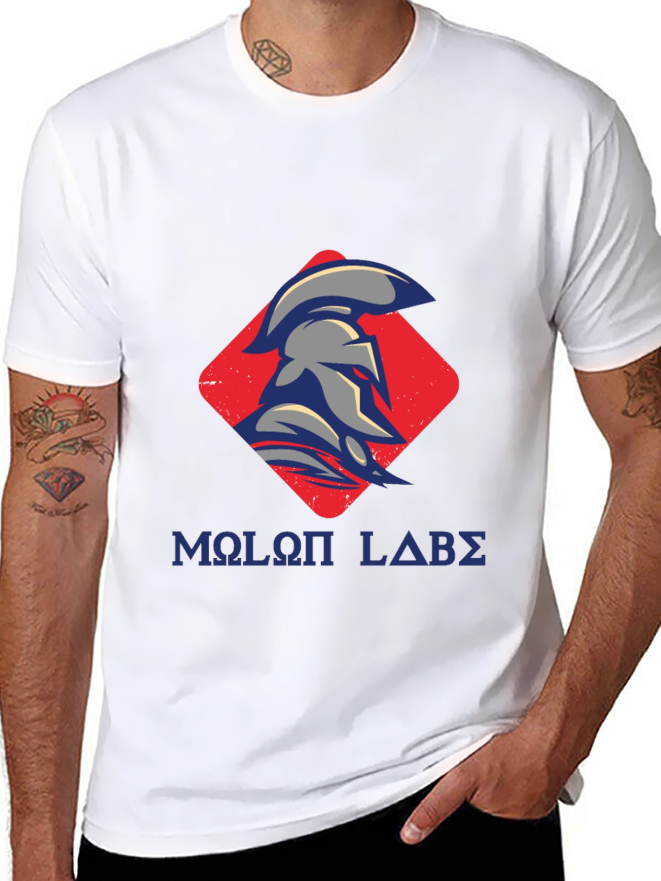 Molon Labe Spartan T-Shirt - Black