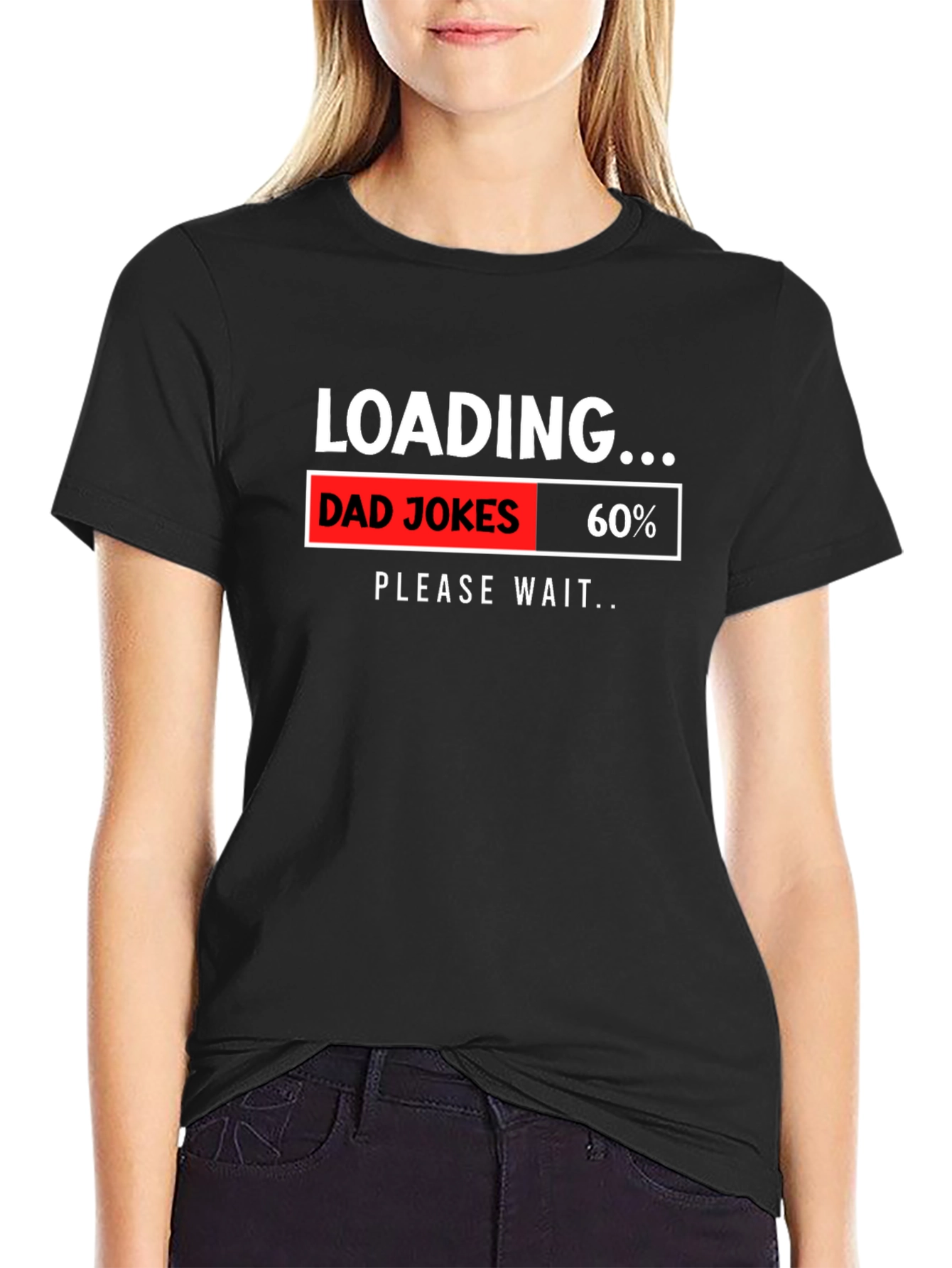 Dad Jokes Loading T-Shirt Humor Novelty Gift