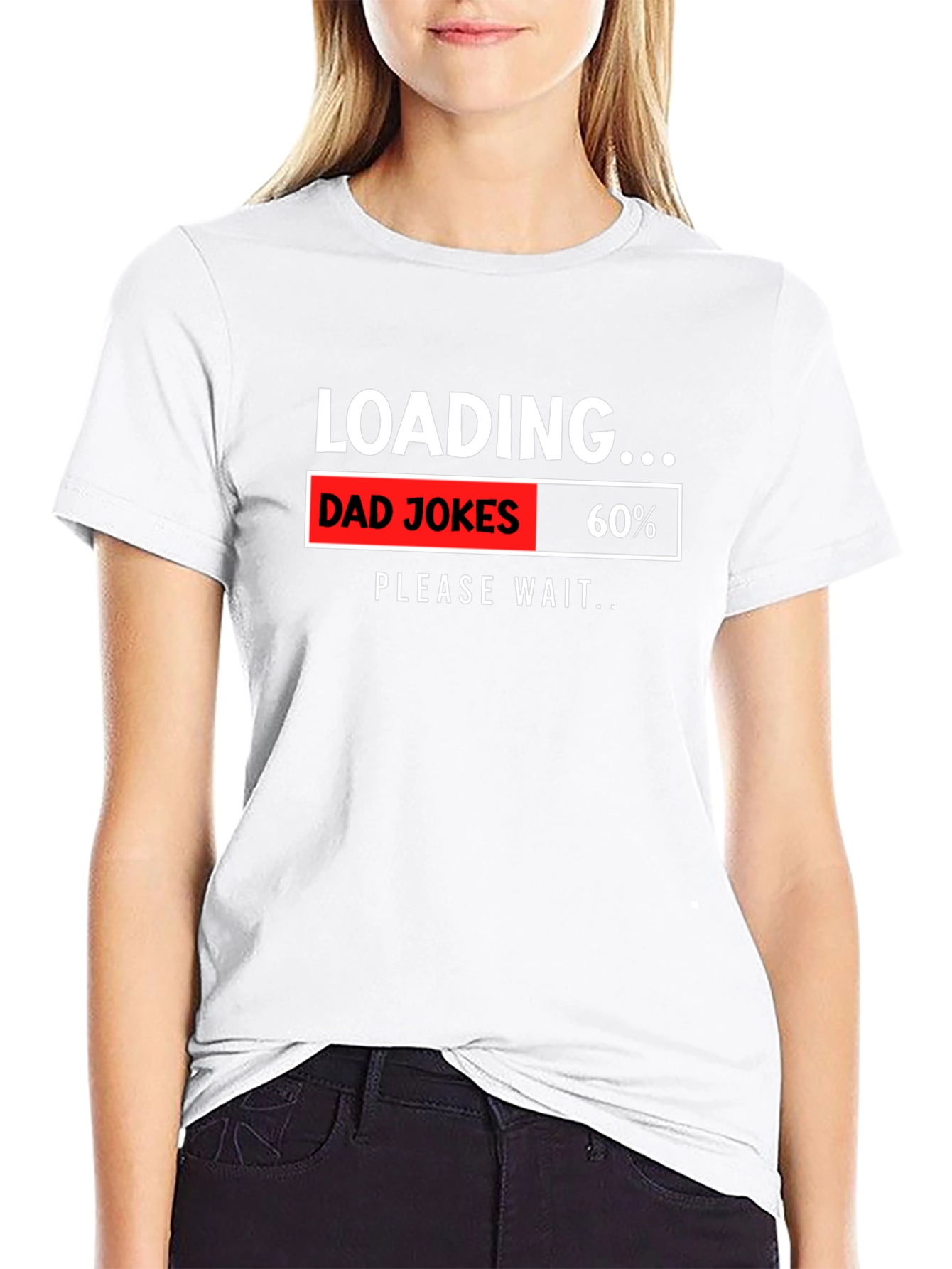 Dad Jokes Loading T-Shirt Humor Novelty Gift