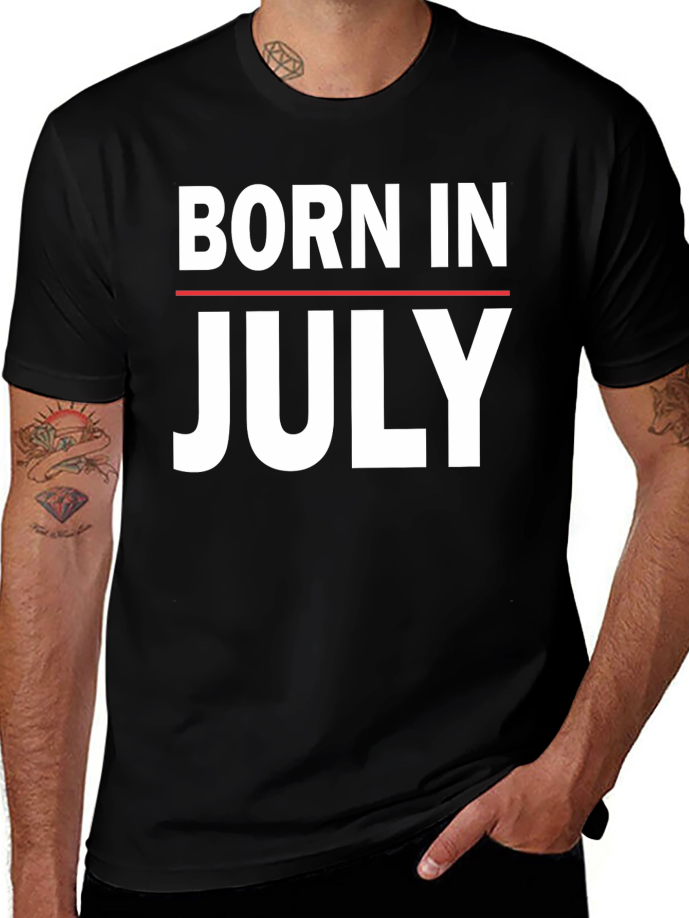 Born In July T-Shirt - Birthday Gift