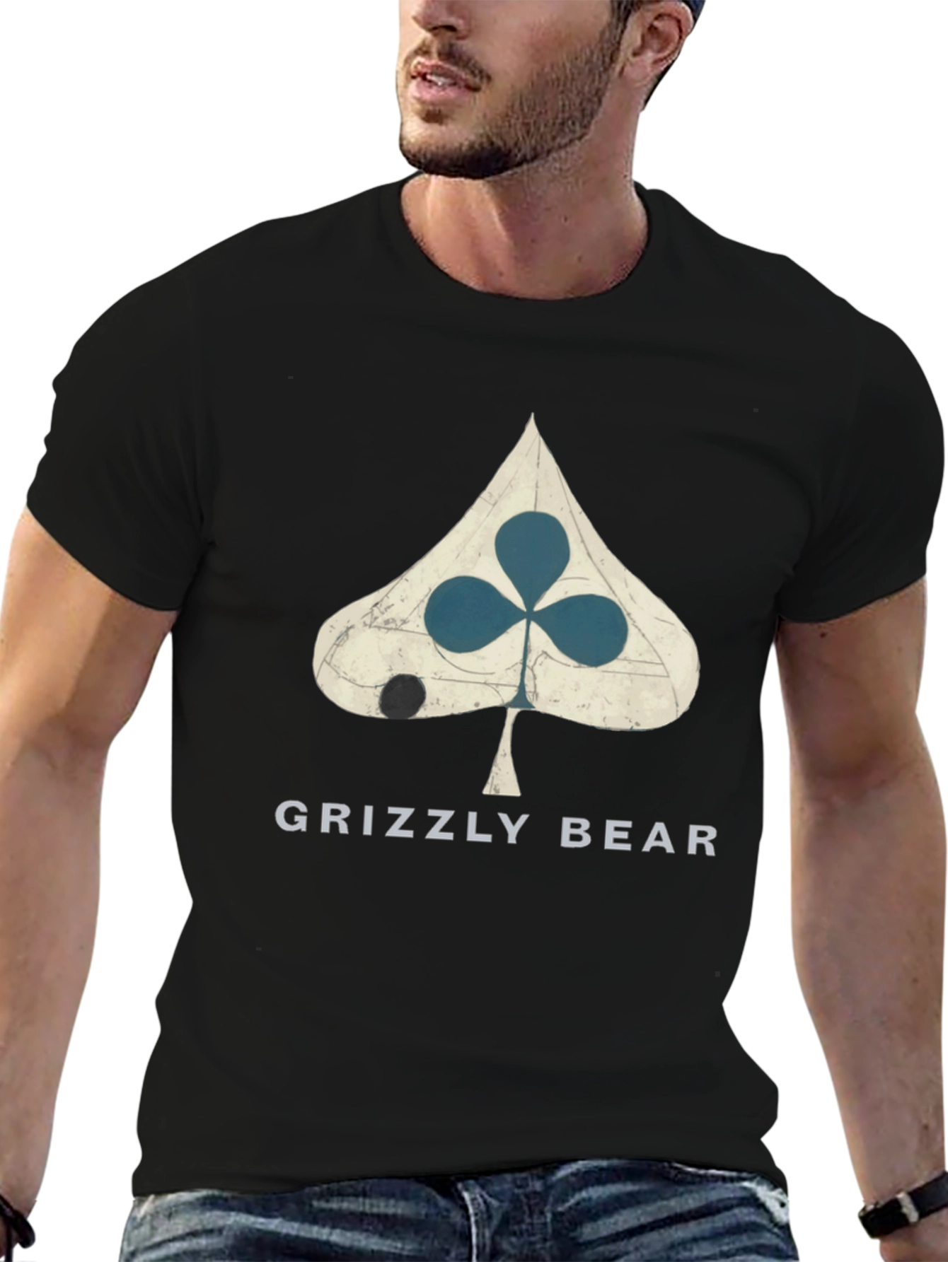 Grizzly Bear Graphic Tee - Spade Design
