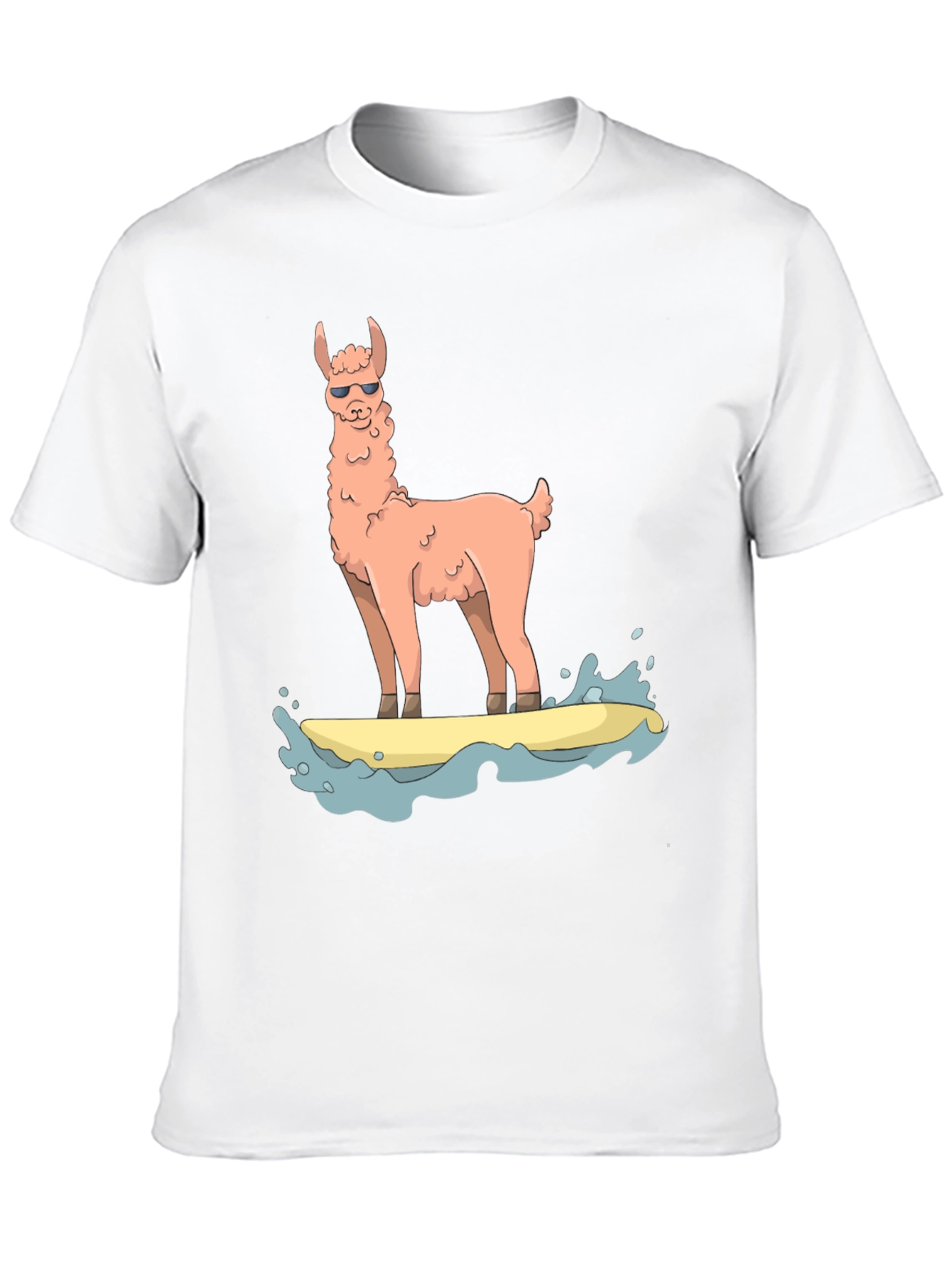 Surfing Llama Graphic Tee