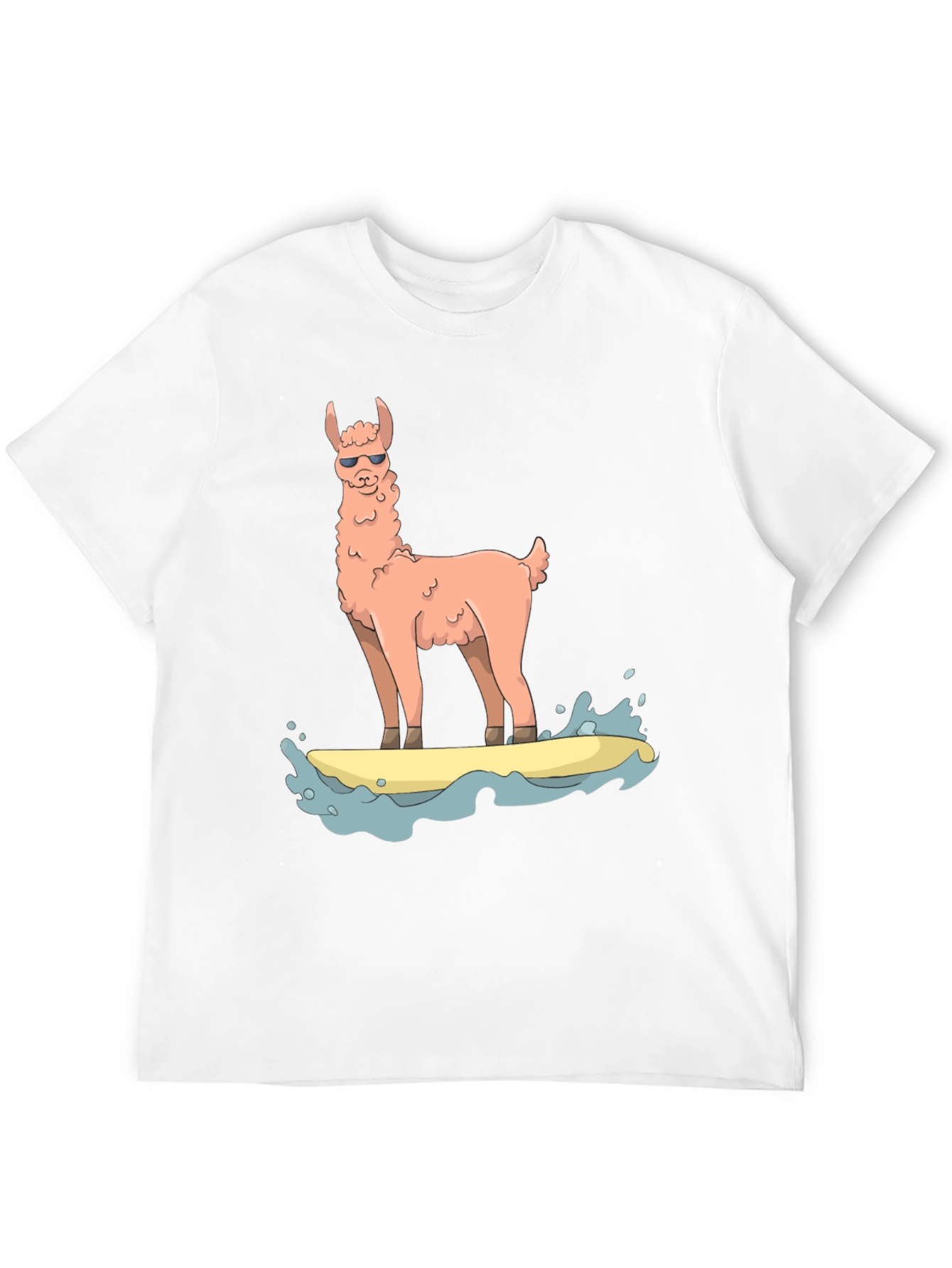 Surfing Llama Graphic Tee