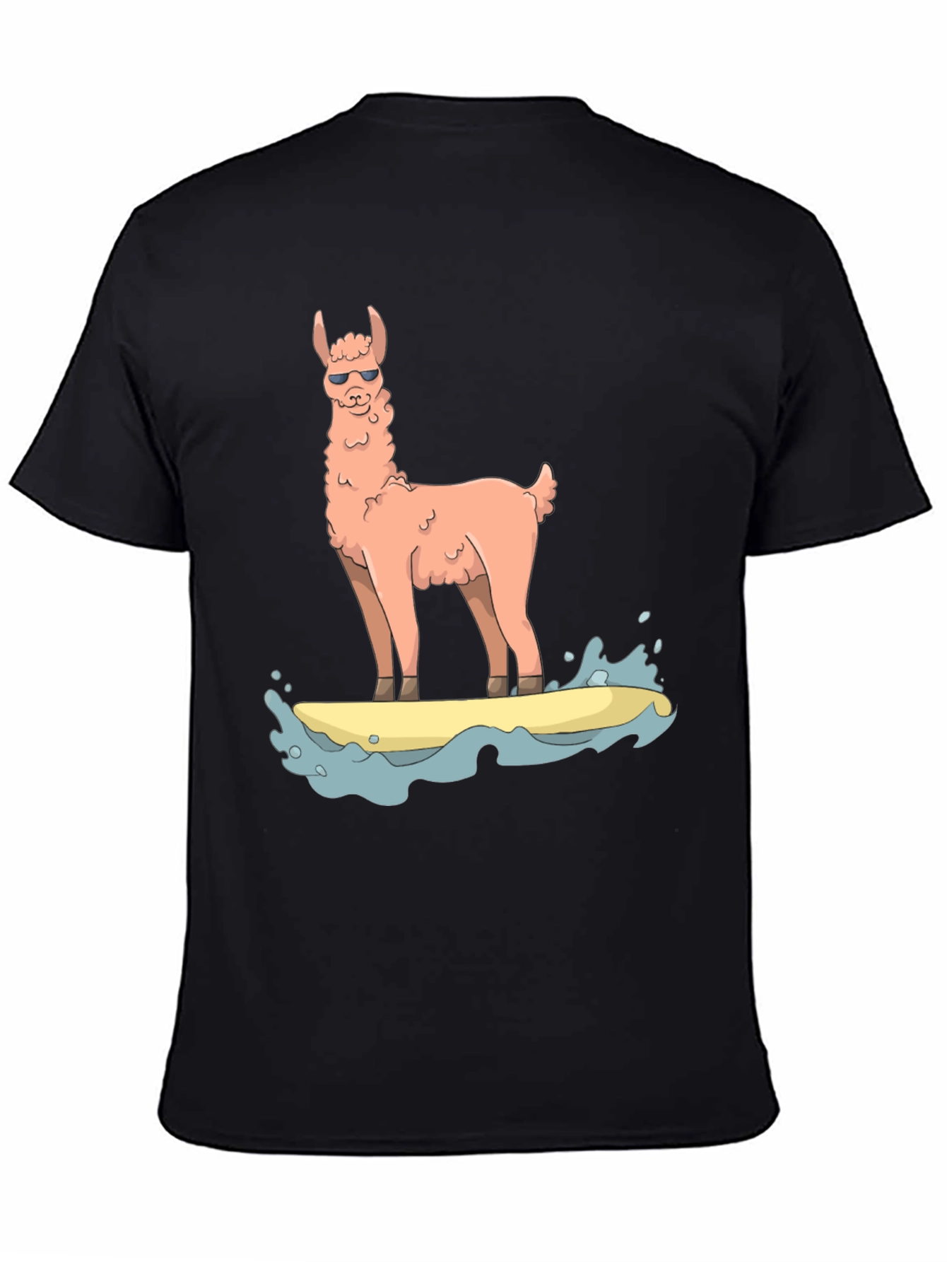Surfing Llama Graphic Tee