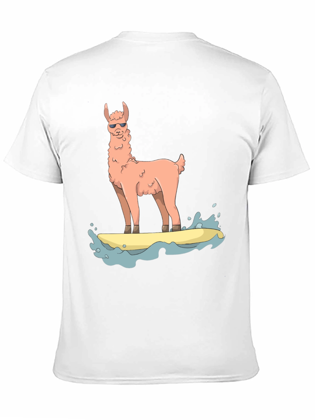 Surfing Llama Graphic Tee