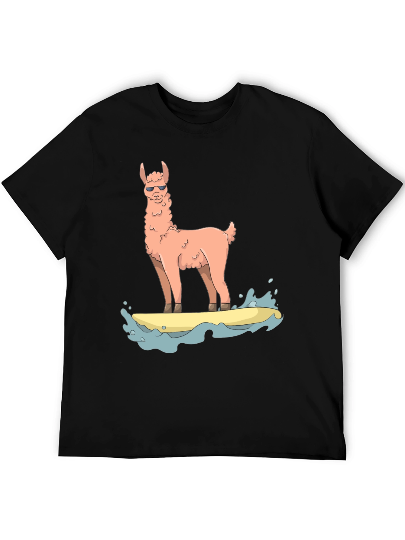 Surfing Llama Graphic Tee
