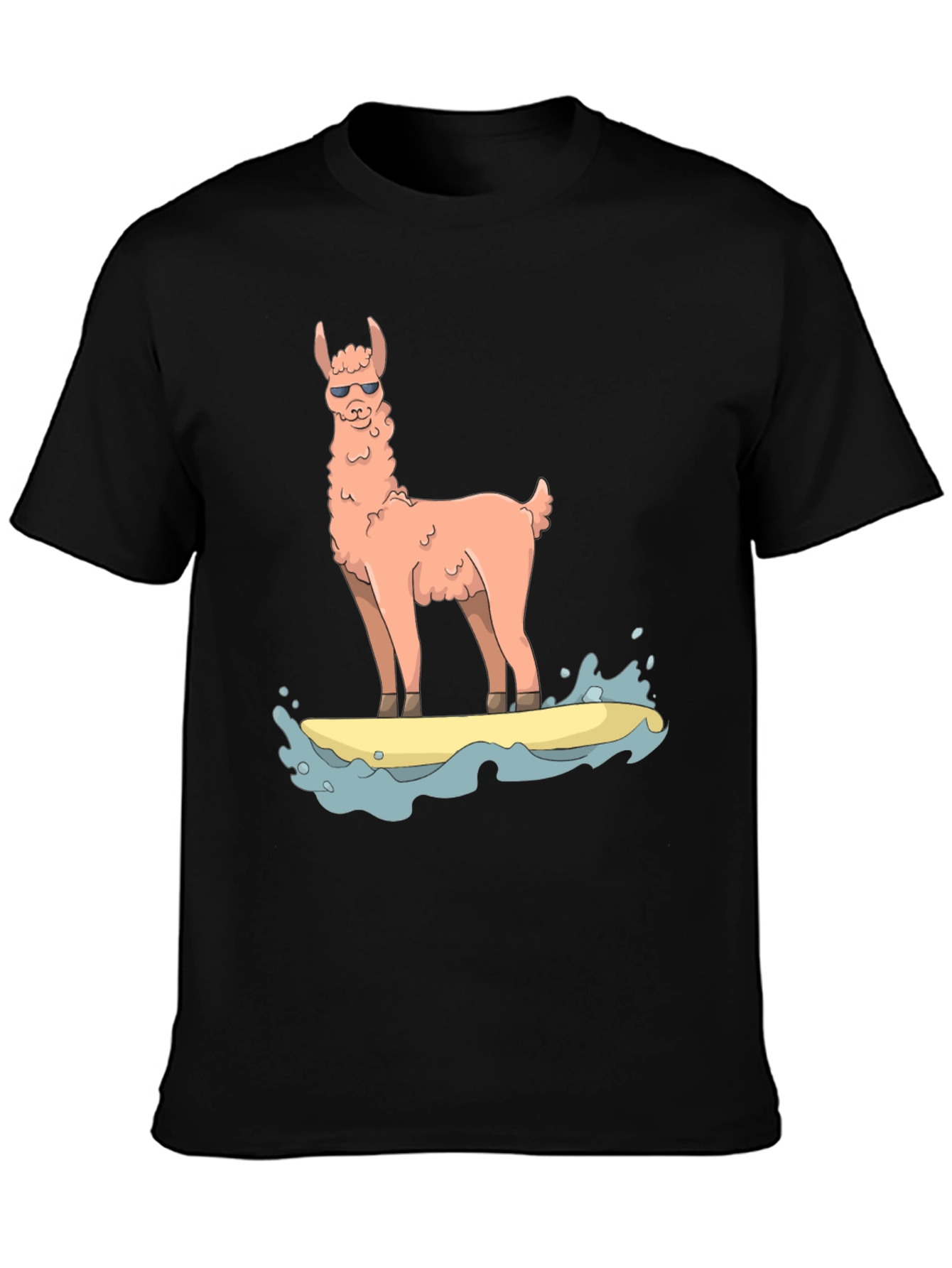 Surfing Llama Graphic Tee