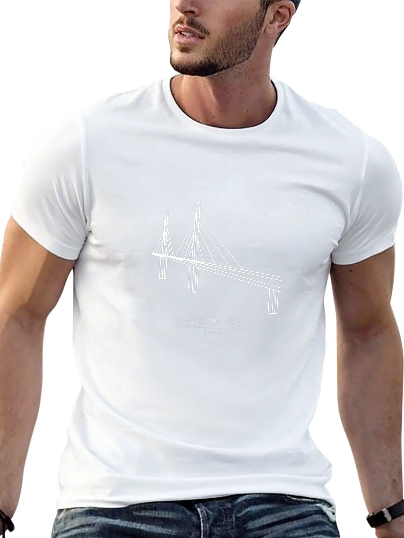 Millau Bridge France Graphic T-Shirt