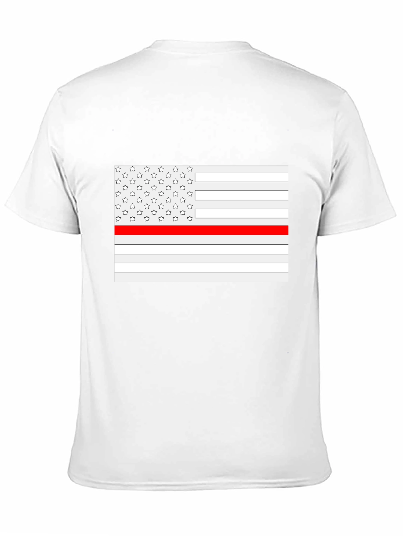 Thin Red Line Flag T-Shirt