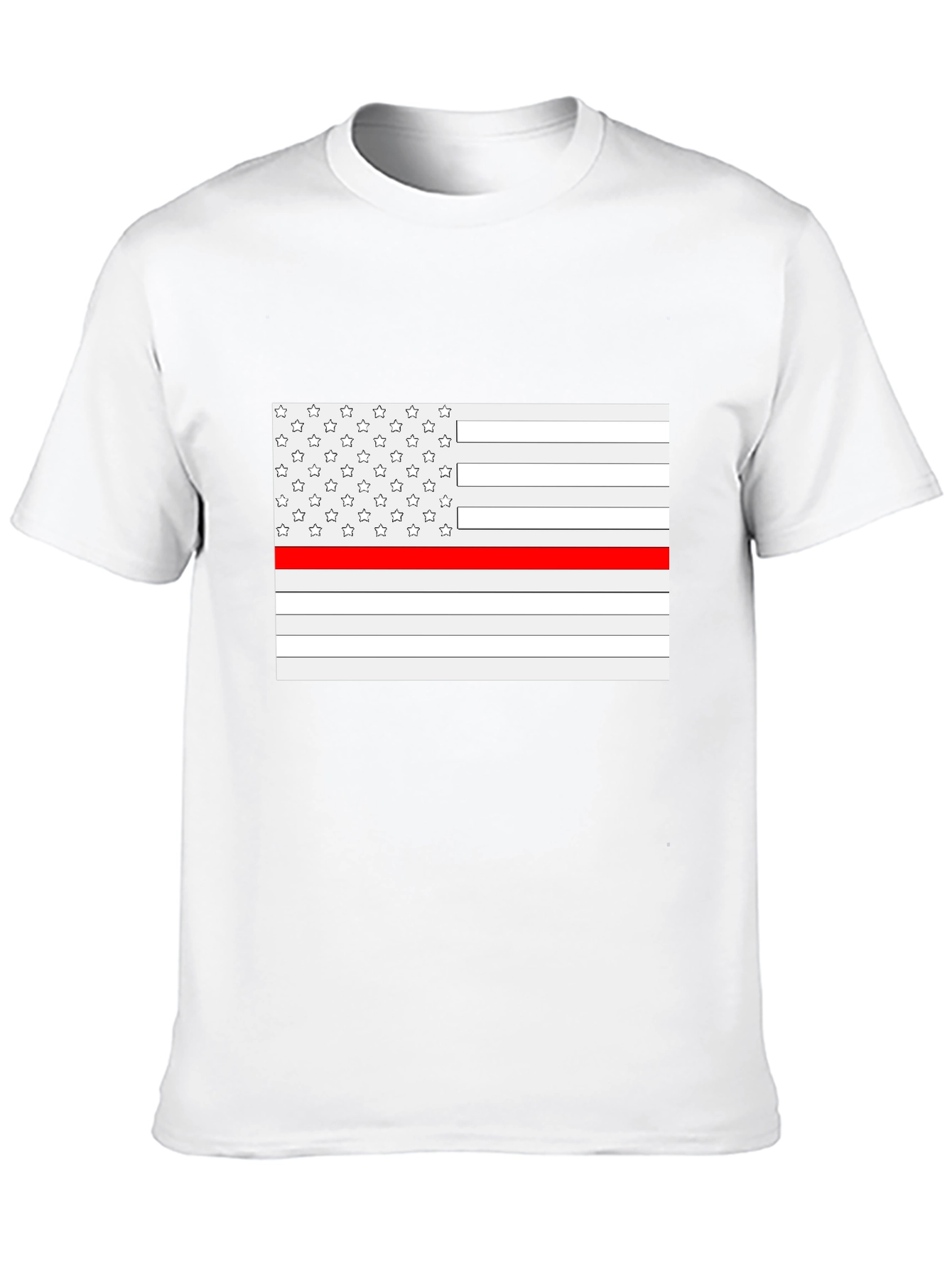 Thin Red Line Flag T-Shirt