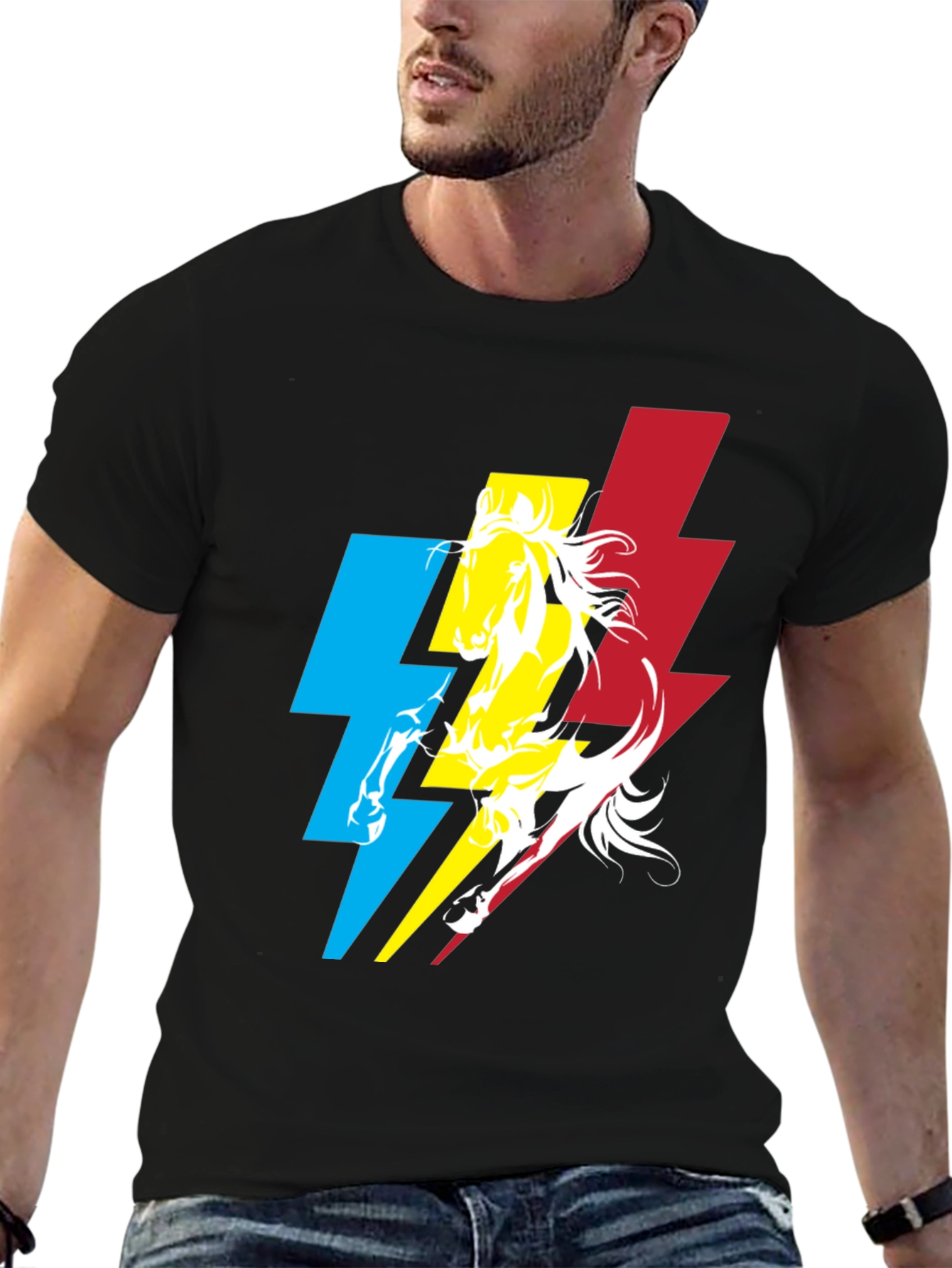 Lightning Horse Graphic Tee