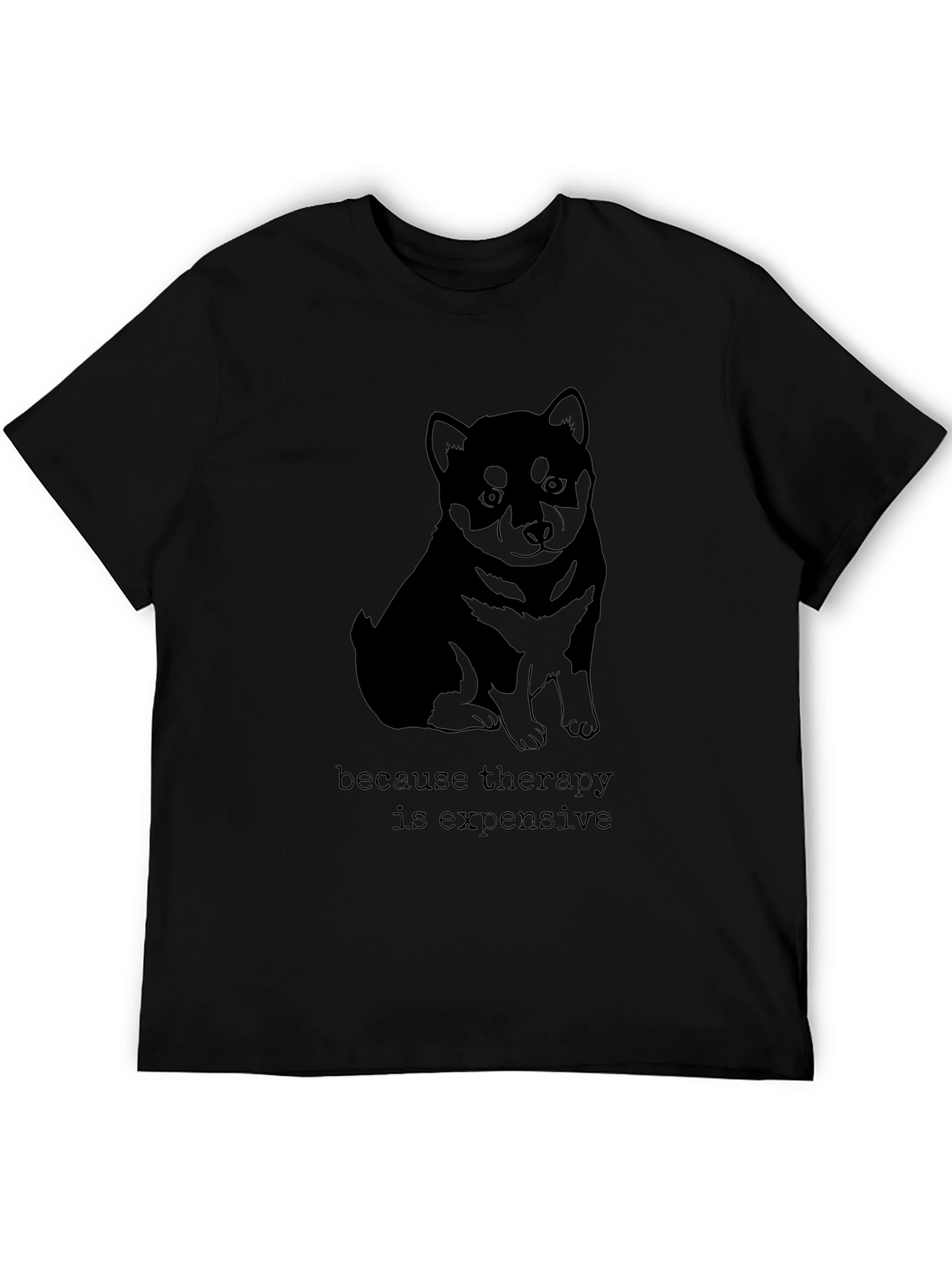 Therapy is Expensive T-Shirt - Shiba Inu