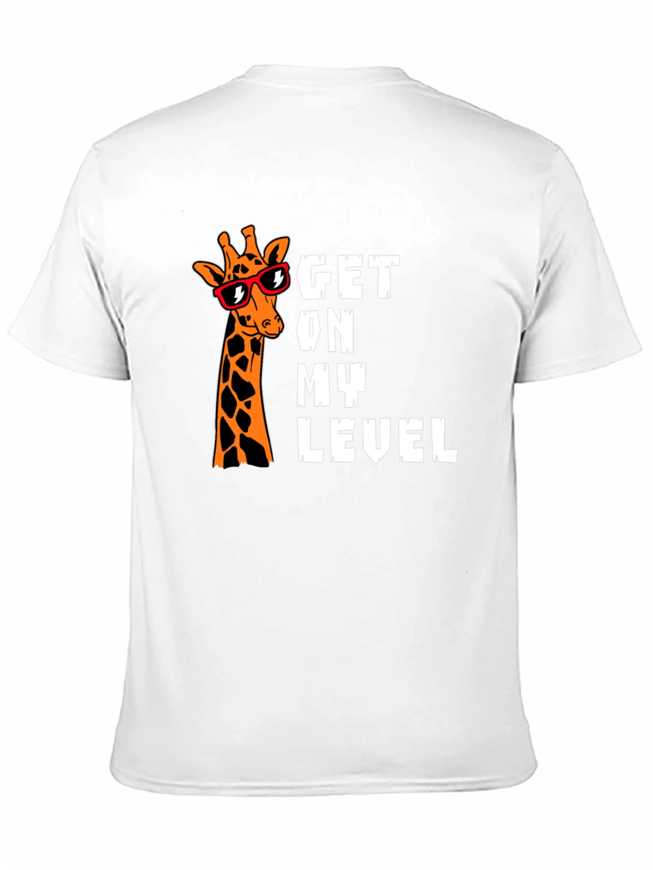 Get on My Level Giraffe Graphic T-Shirt