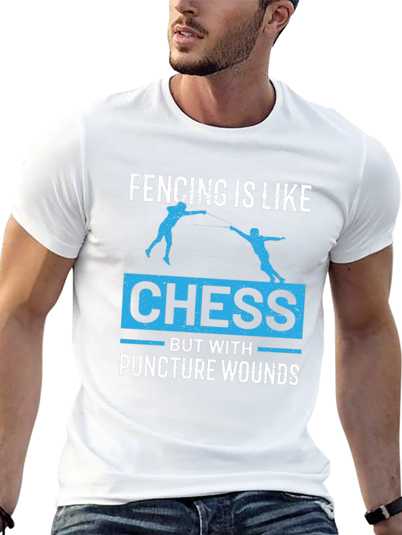 Fencing Chess Puncture Wound T-Shirt