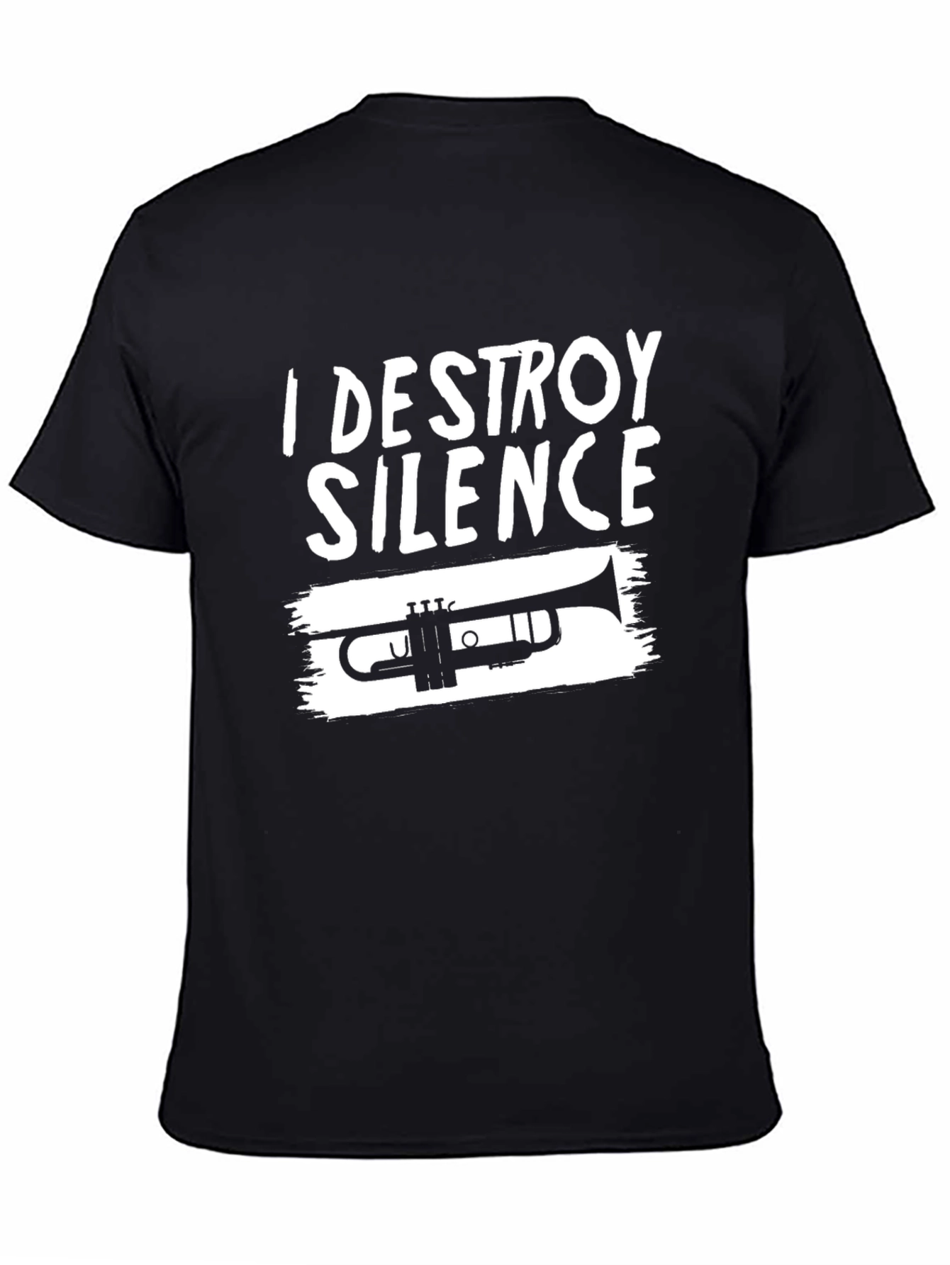 I Destroy Silence Trumpet T-Shirt