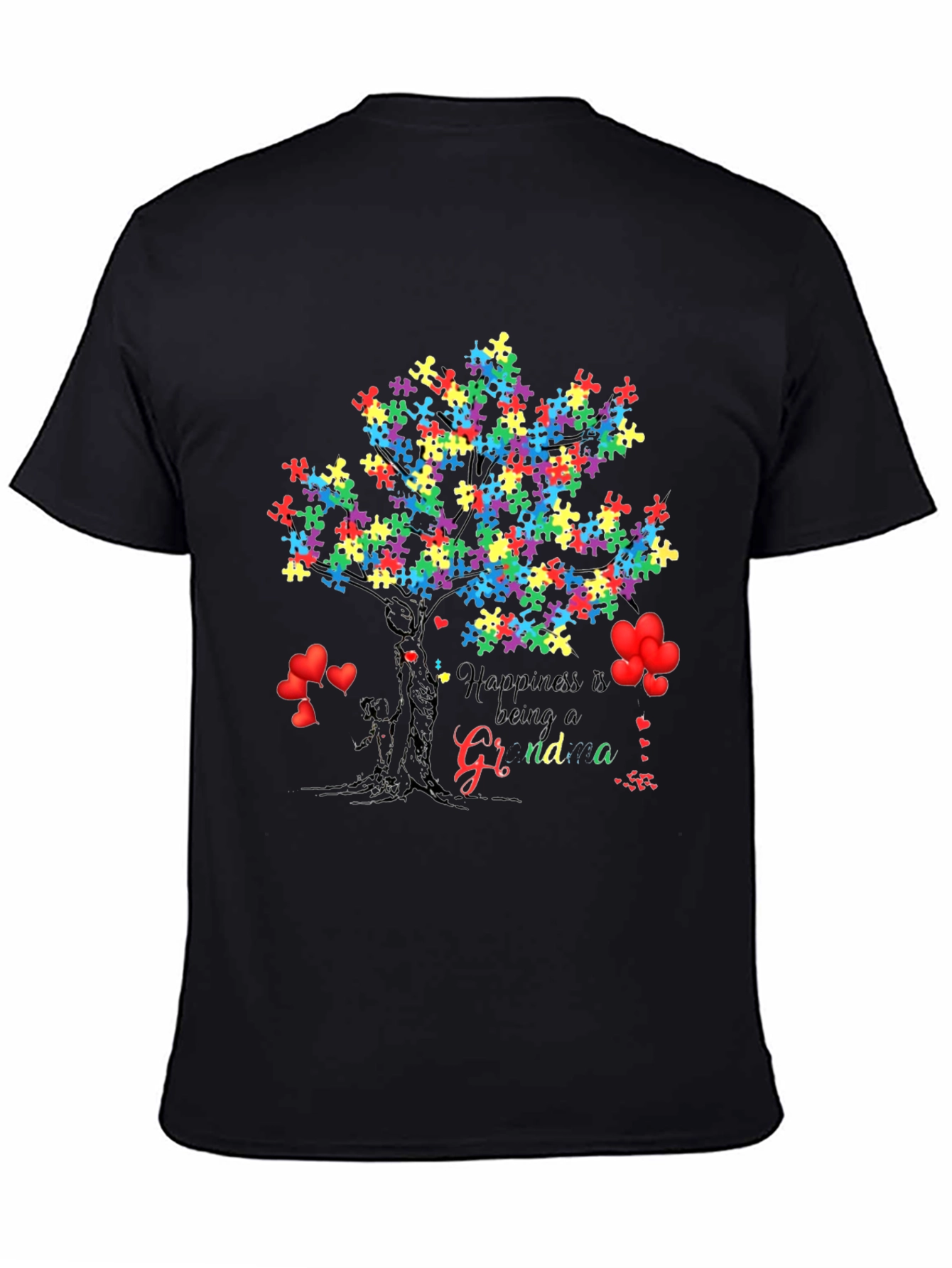 Happiness Autism Grandma T-Shirt