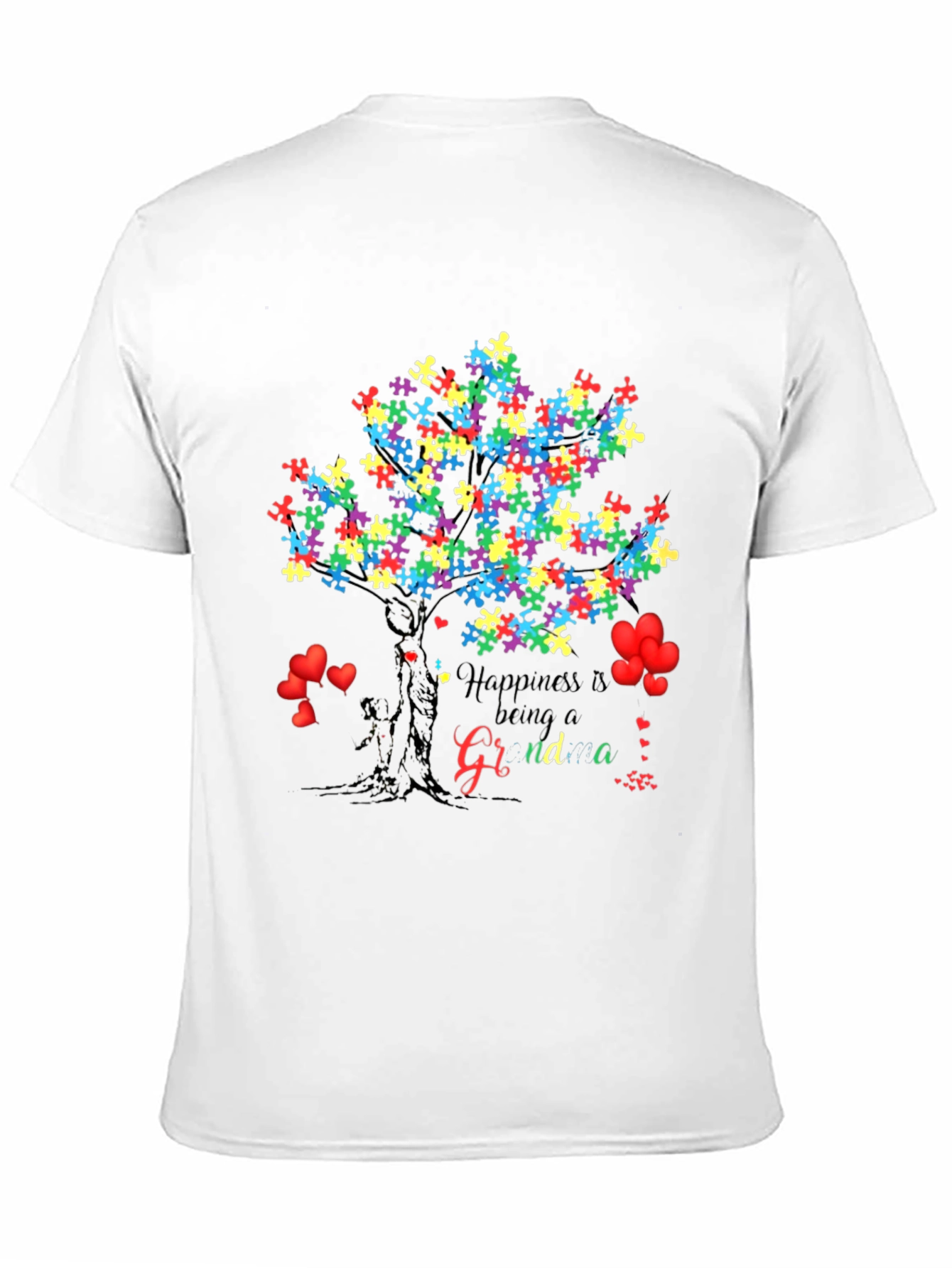 Happiness Autism Grandma T-Shirt