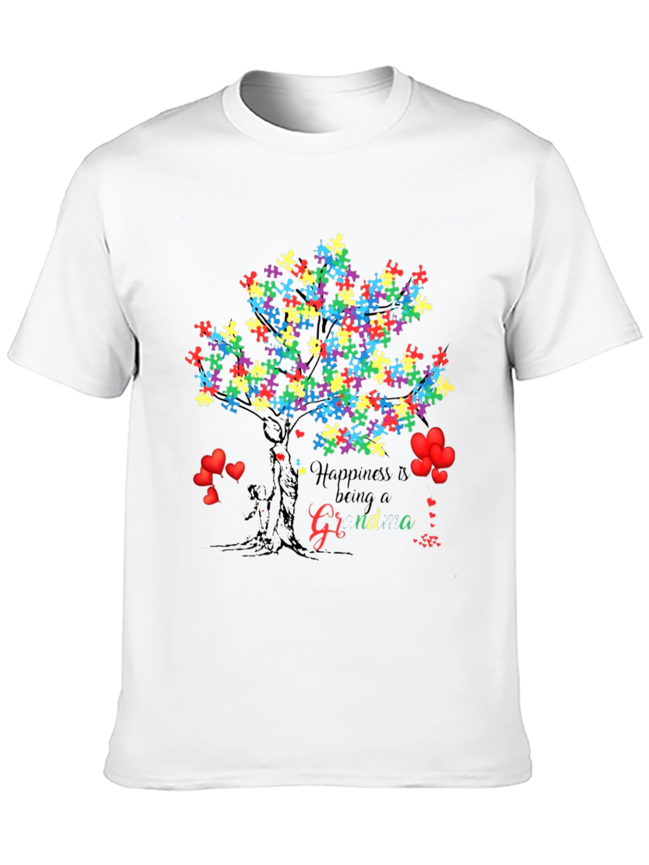 Happiness Autism Grandma T-Shirt