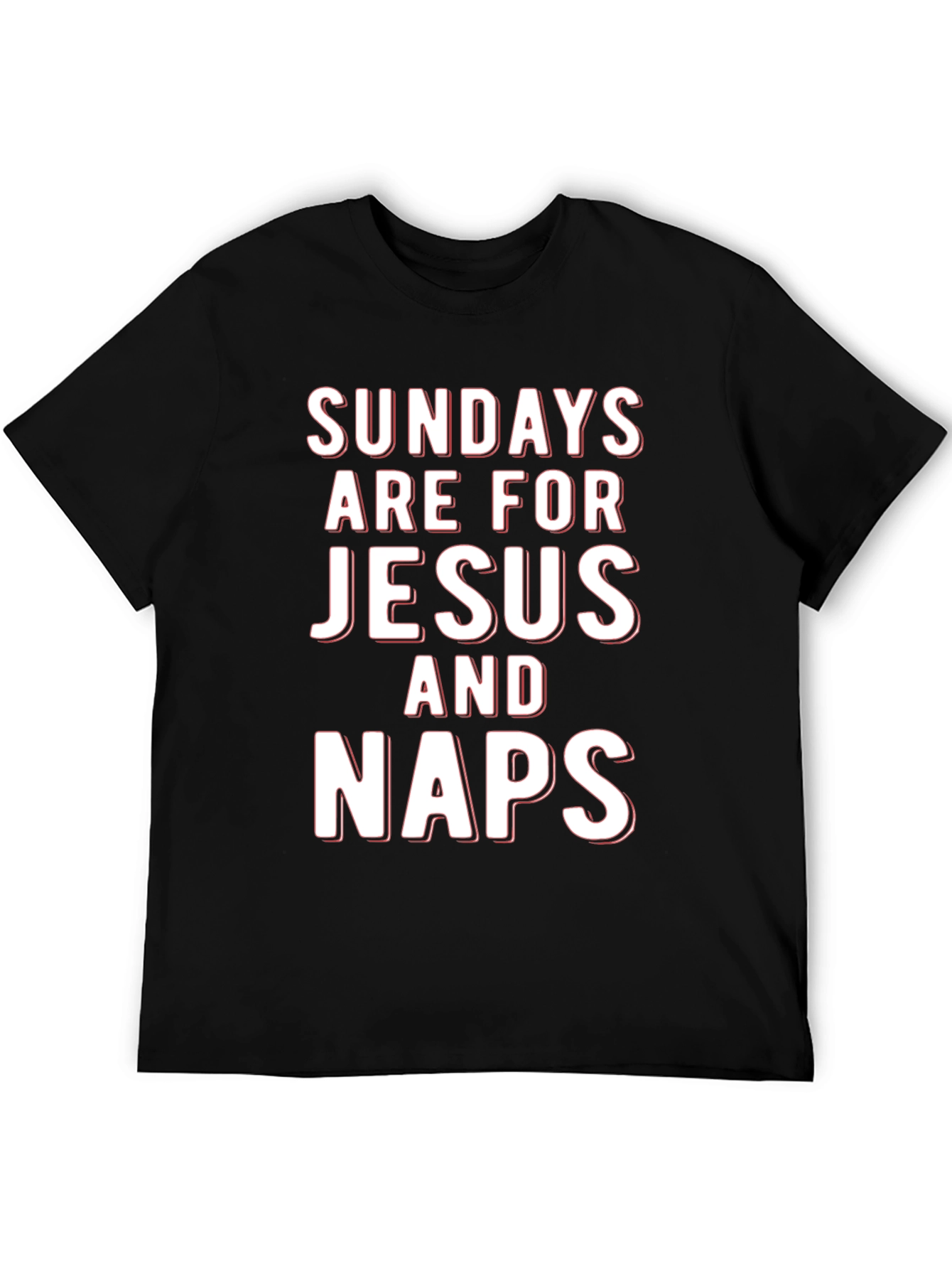Sundays Are For Jesus And Naps Graphic T-Shirt