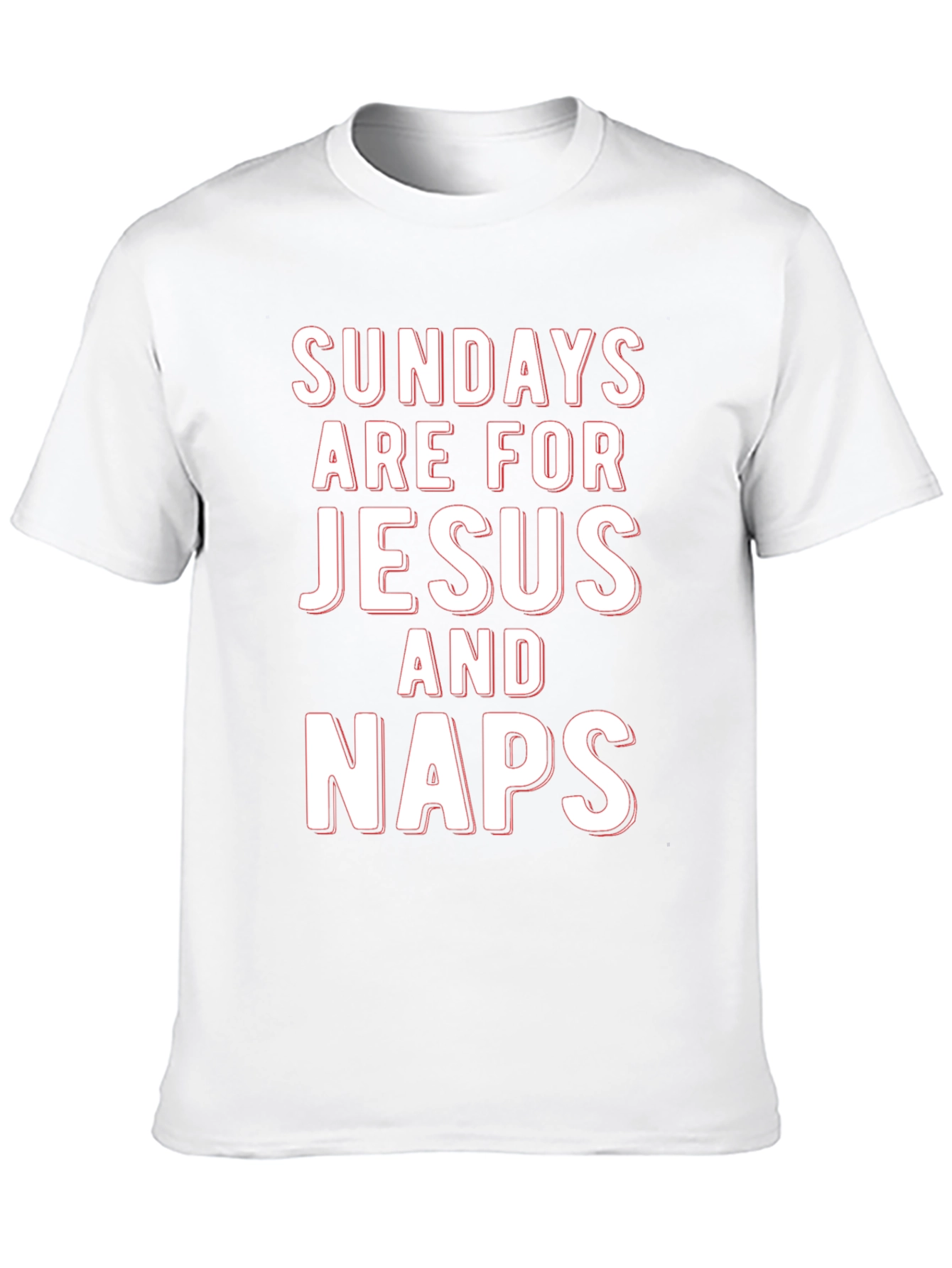 Sundays Are For Jesus And Naps Graphic T-Shirt