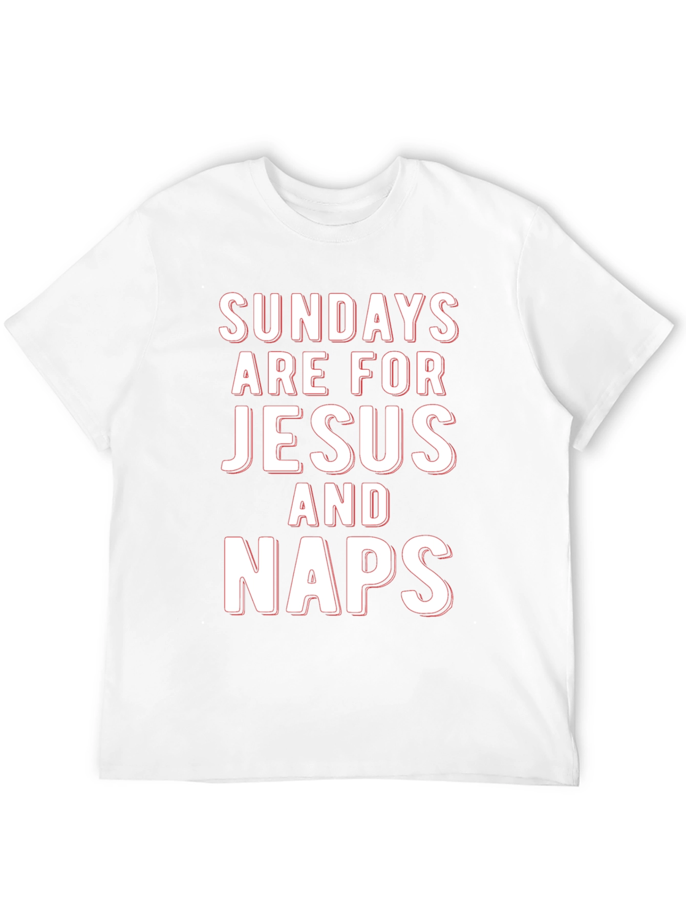 Sundays Are For Jesus And Naps Graphic T-Shirt