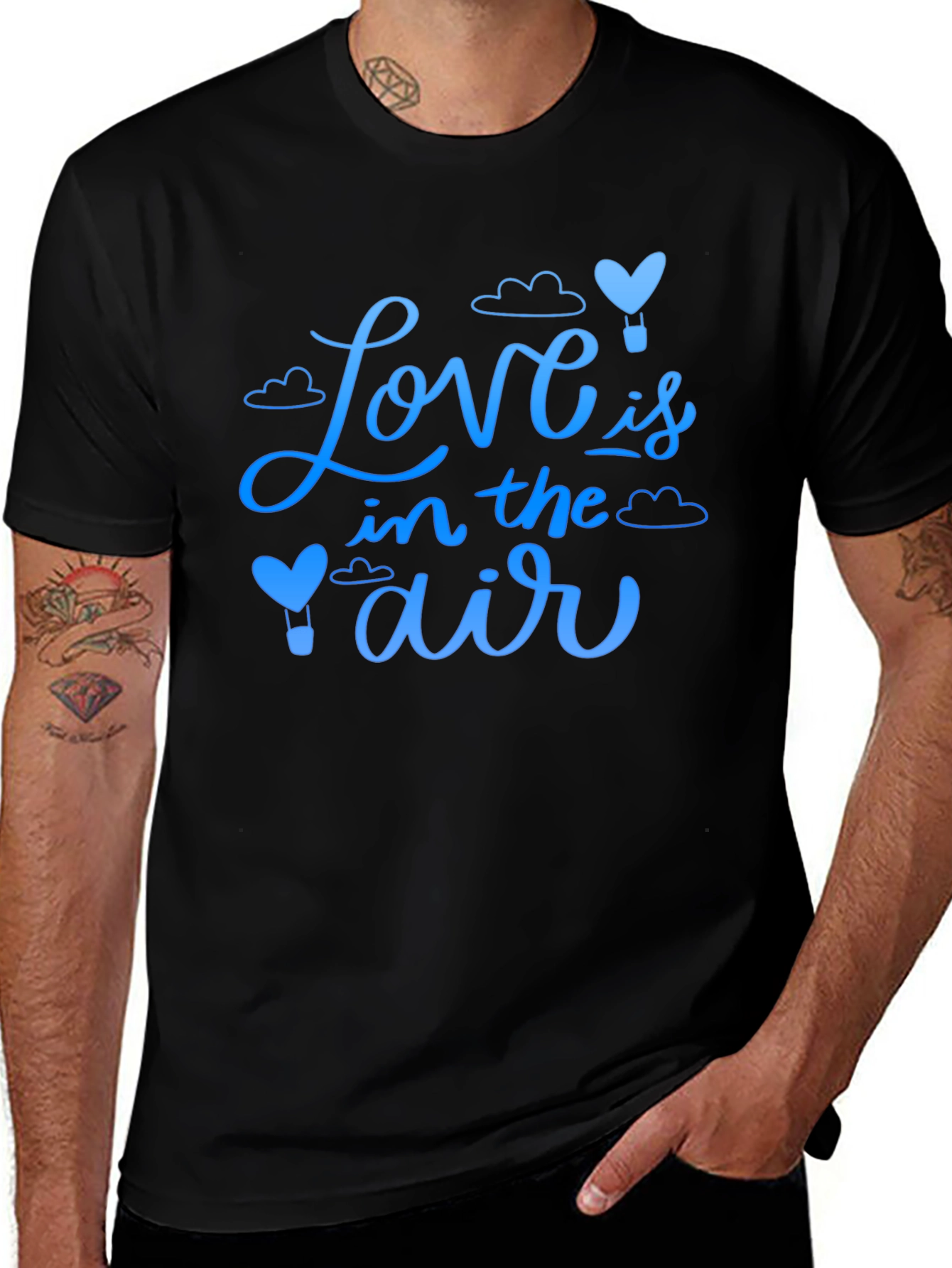Love is in the Air T-Shirt Black