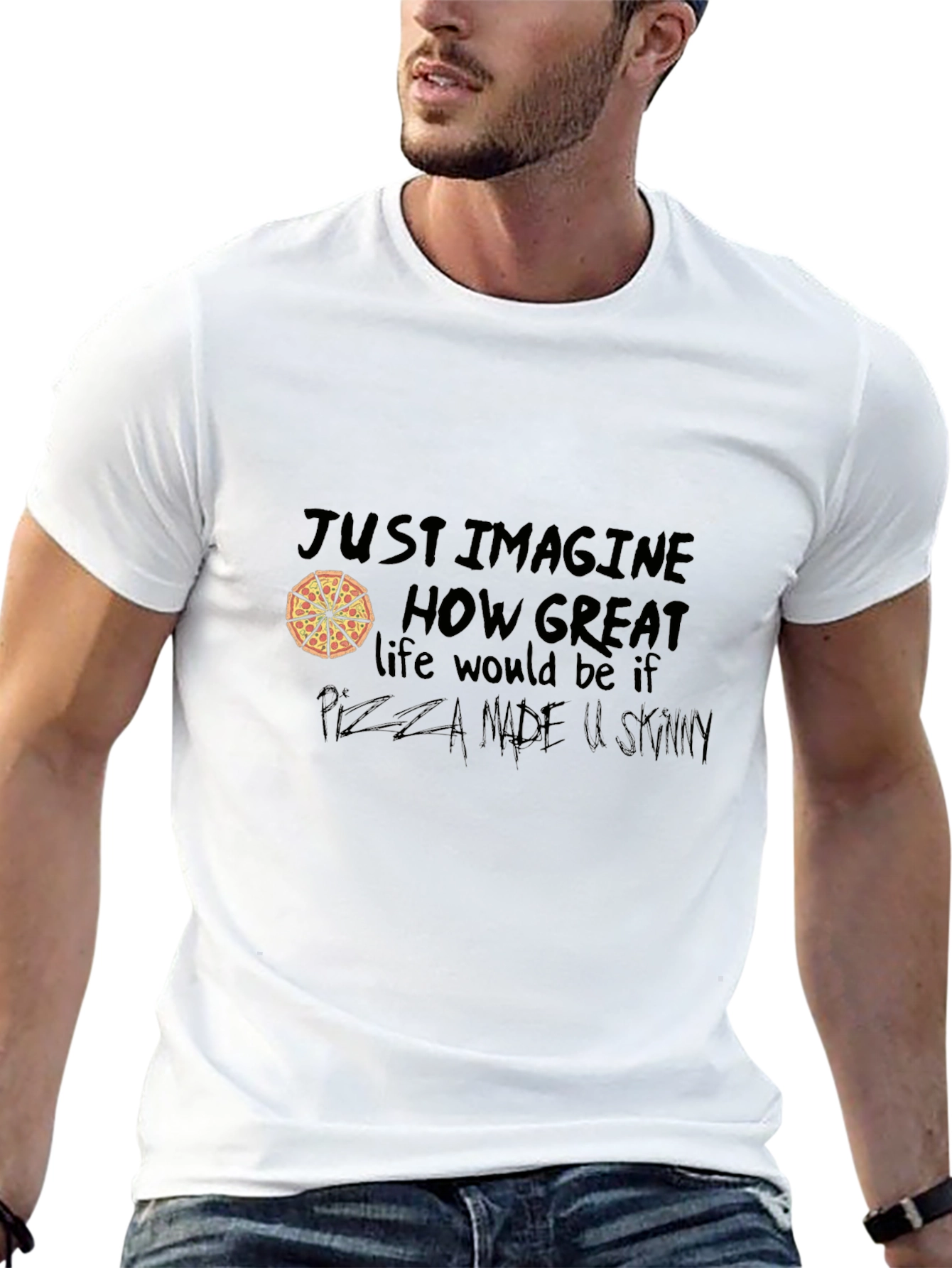 Pizza Lover Graphic T-Shirt - Just Imagine...