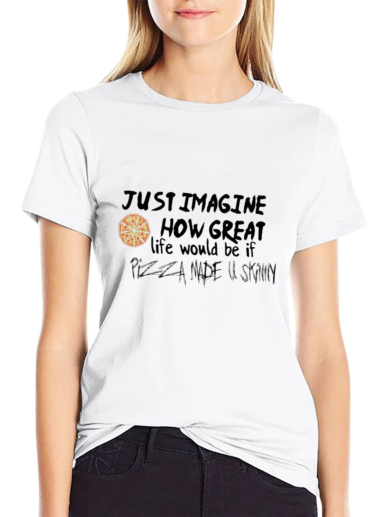 Pizza Lover Graphic T-Shirt - Just Imagine...