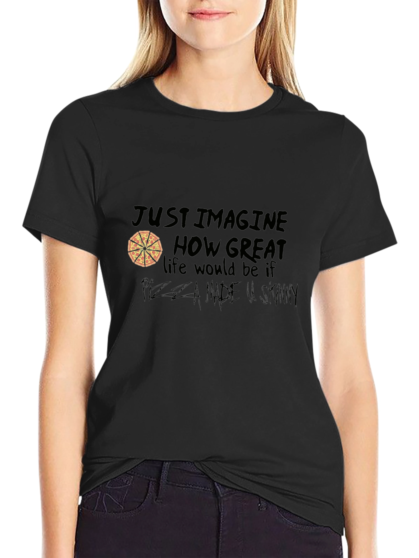 Pizza Lover Graphic T-Shirt - Just Imagine...
