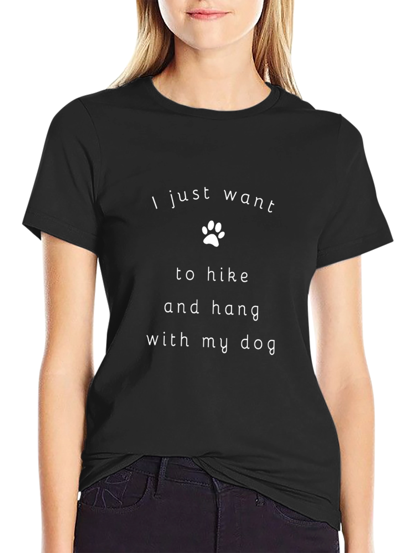 Hike With My Dog Graphic T-Shirt