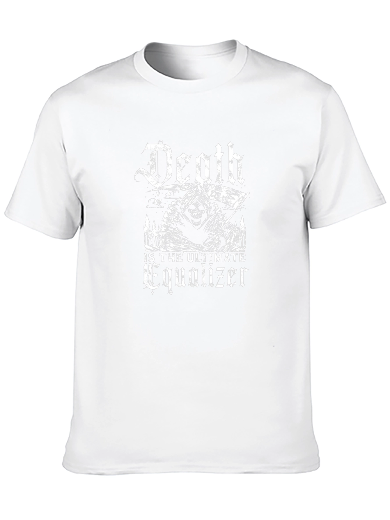 Death is the Ultimate Equalizer Black T-Shirt