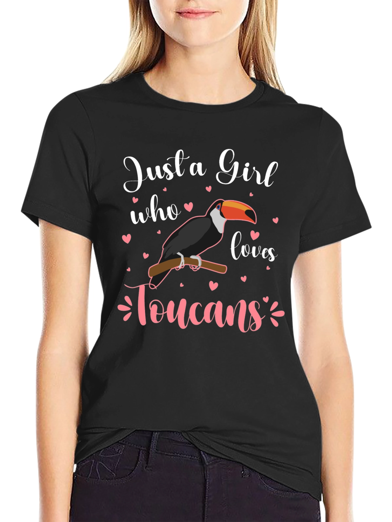 Just a Girl Who Loves Toucans T-Shirt