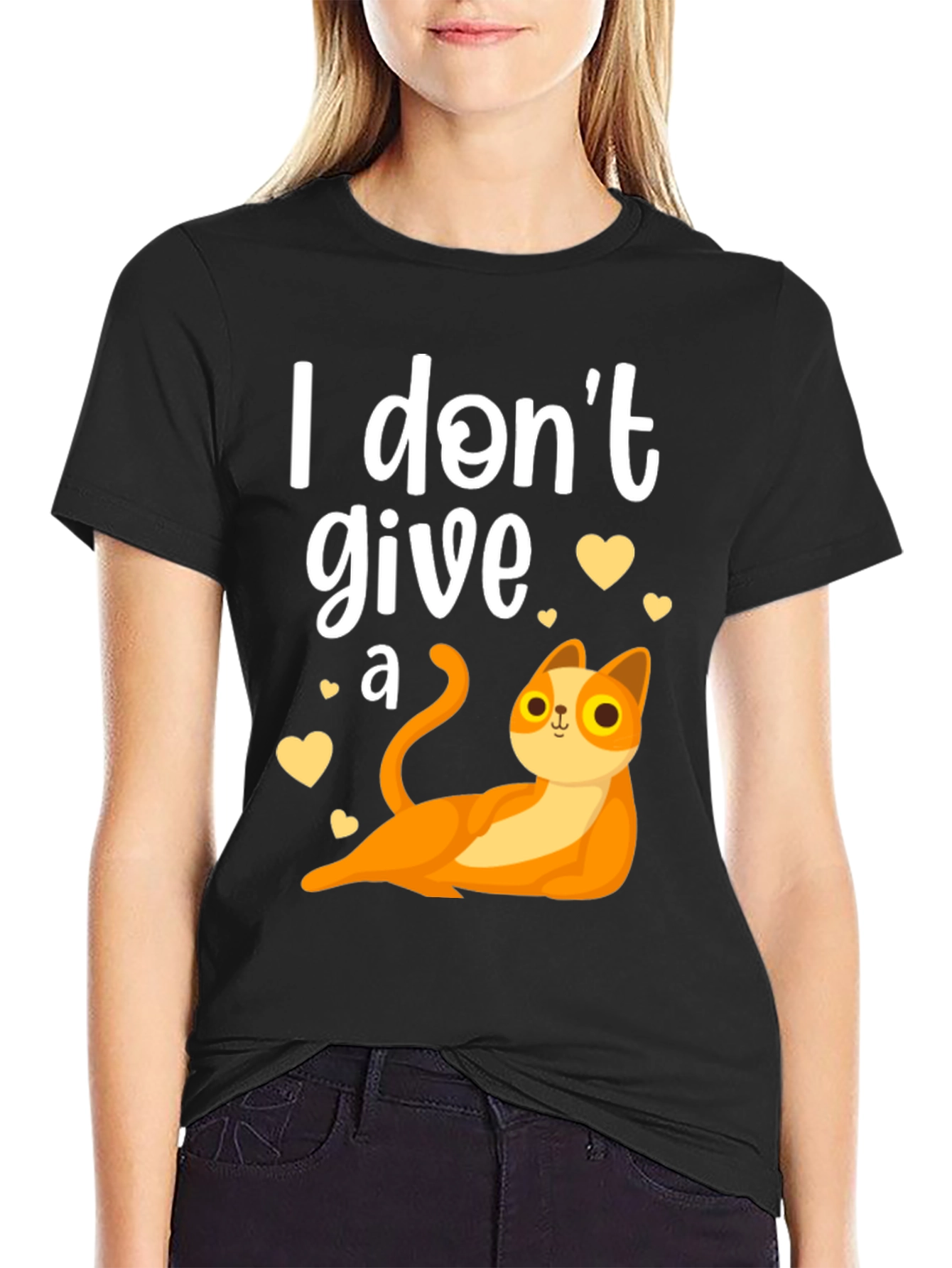 I Dont Give a Cat Tee