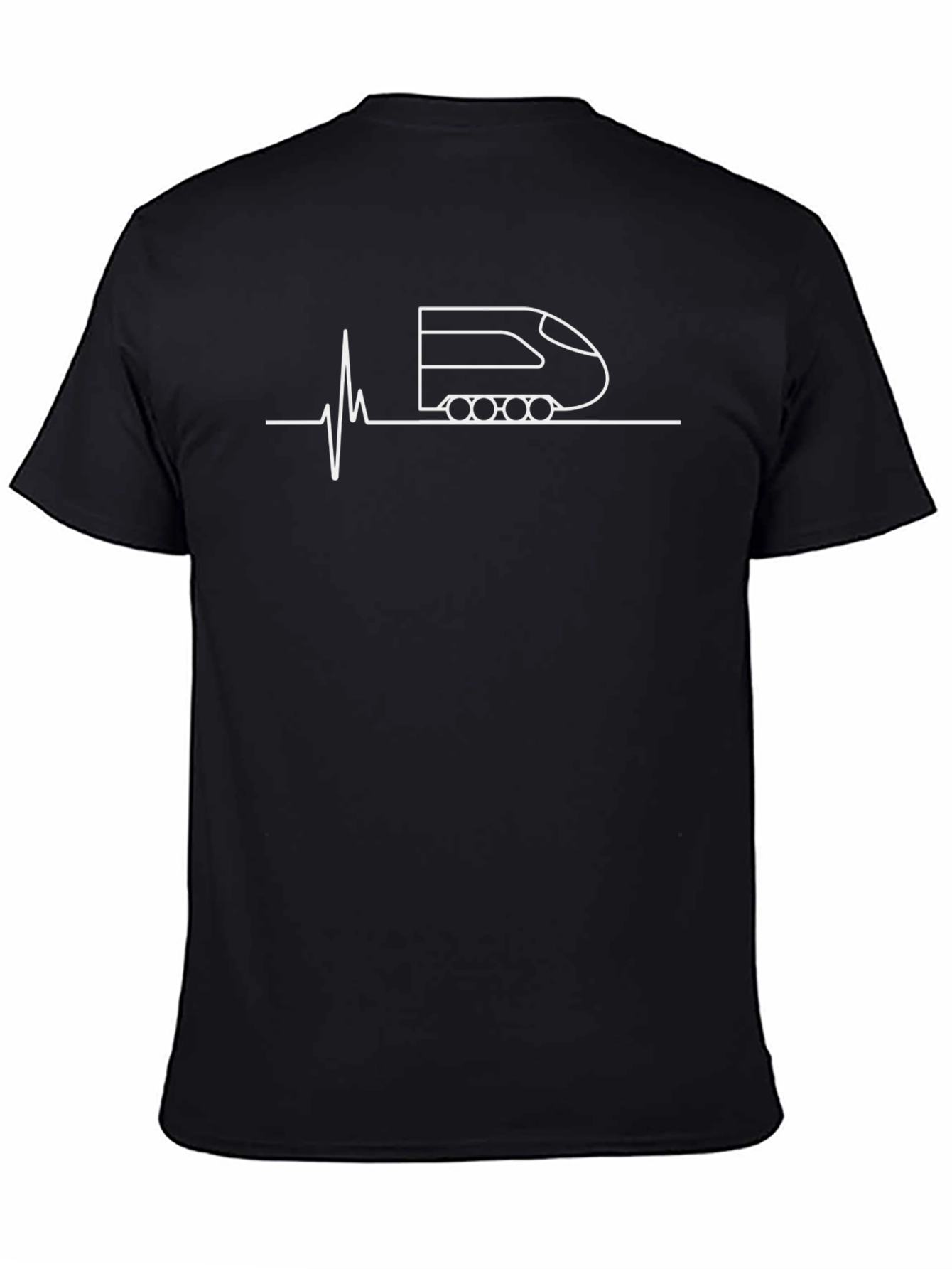 Train Heartbeat T-Shirt - Railfan Apparel